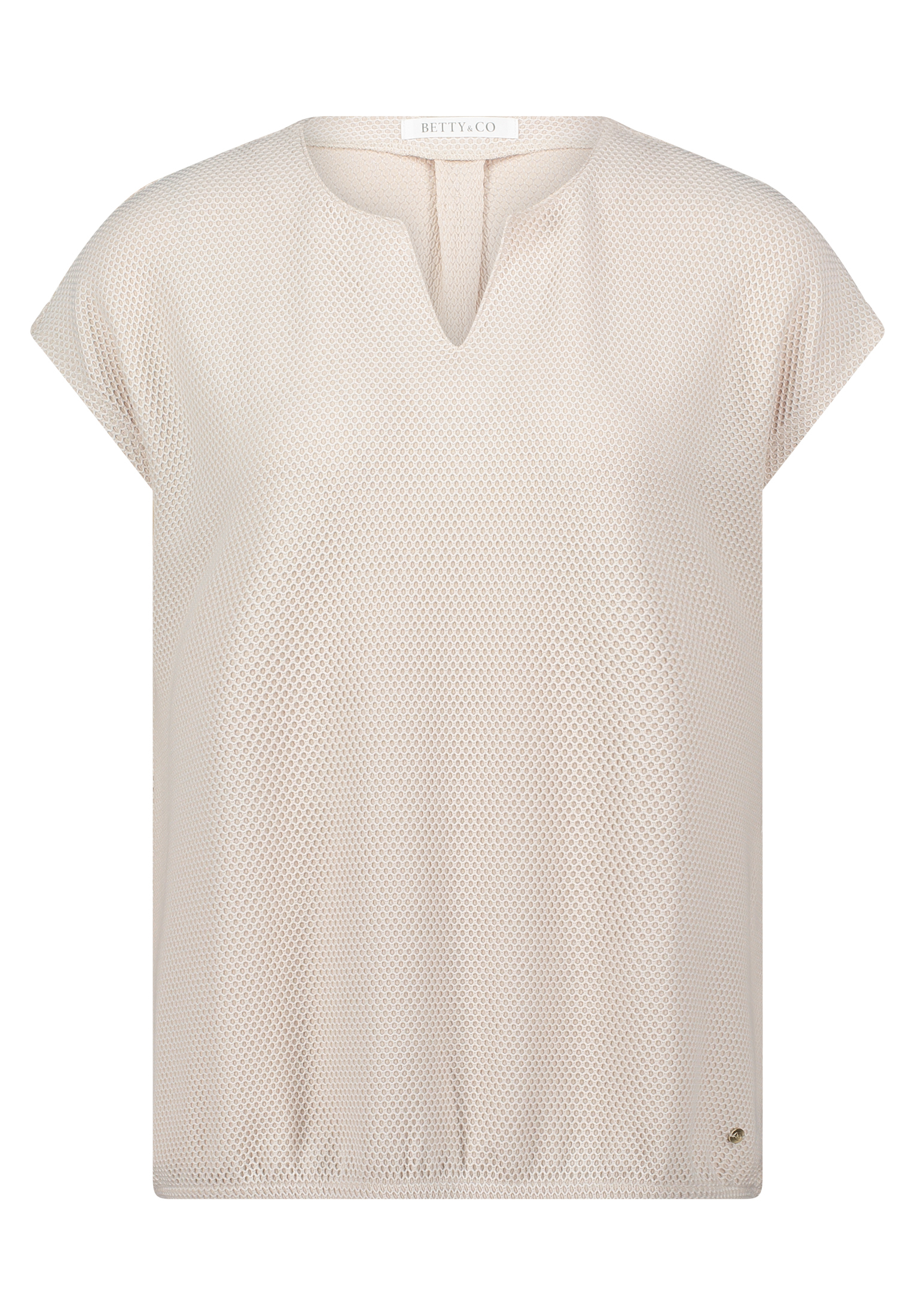 Betty & Co Shirt, Split-Neck, FüR Damen, Blau, M