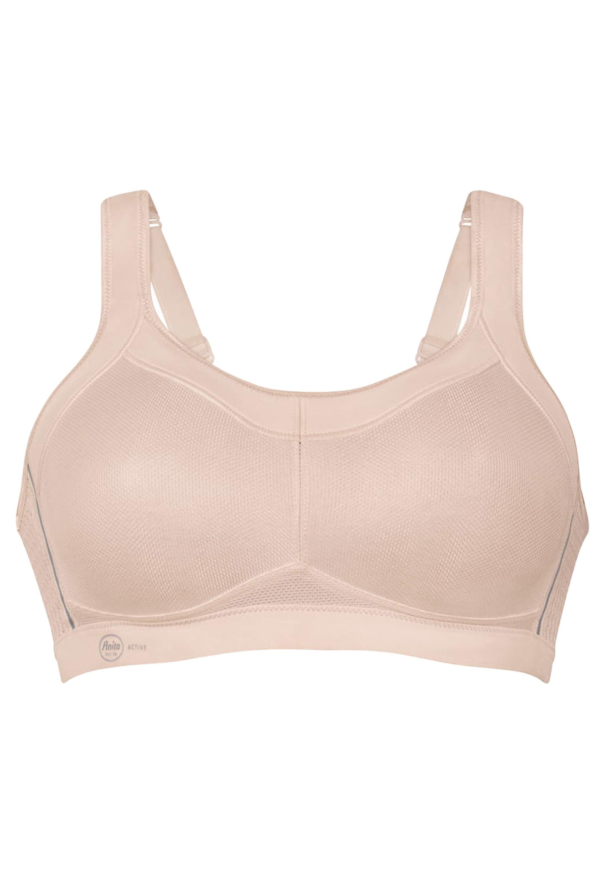 Anita Momentum Sport-Bh, Nahtlose Cups, Atmungsaktiv, FüR Damen, Beige, 75E