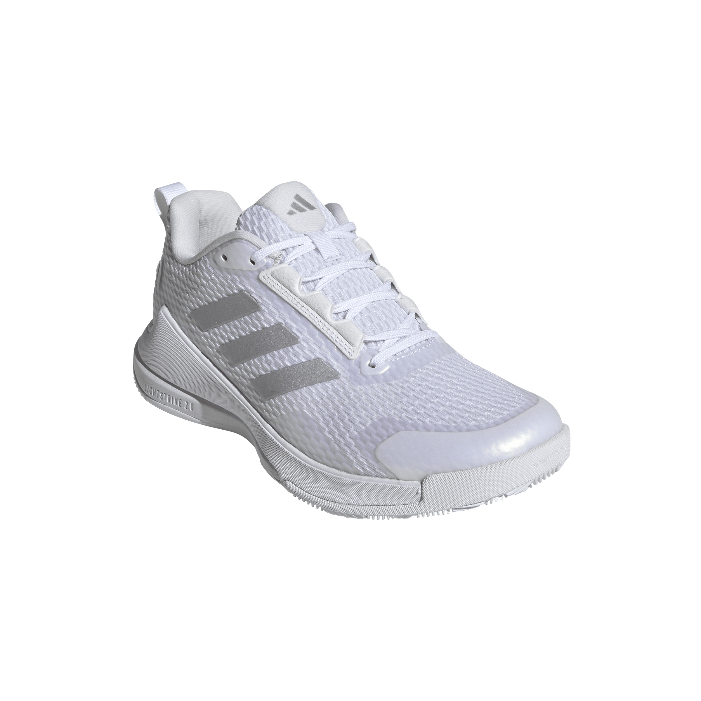 Adidas Hallensportschuhe Novaflight 2, DäMpfend, FüR Damen, Weiß, 37 1/3