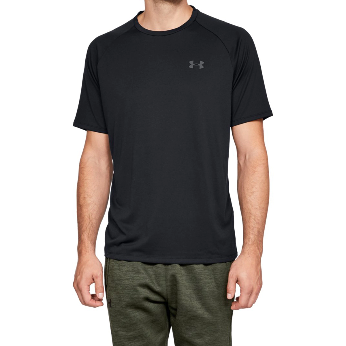 Under Armour Funktionsshirt Heatgear Tech 2.0, Schnelltrocknend, FüR Herren, Schwarz, S