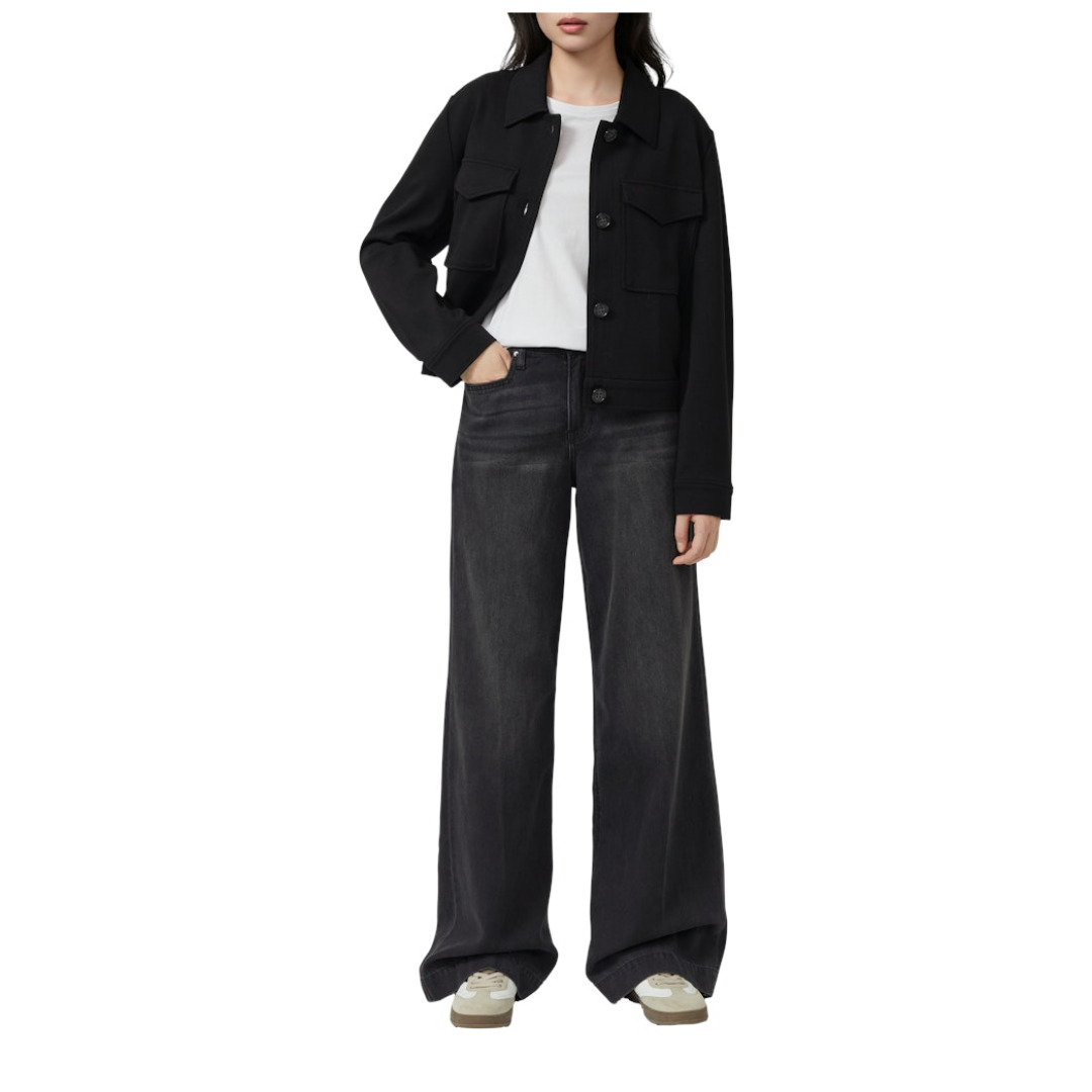 S.Oliver Red Label Strukturierte Jacke Aus Interlock, FüR Damen, Schwarz, 42