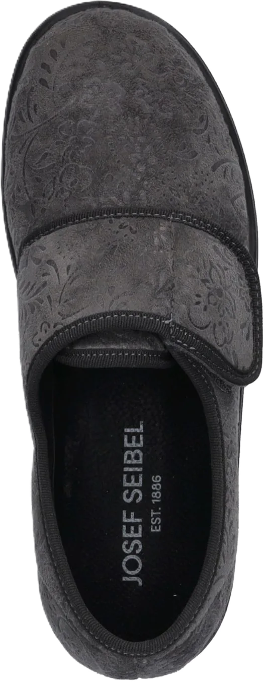 Seibel Pantoffeln "Nice 80", Klettverschluss, Keilabsatz, FüR Damen, Grau, 36