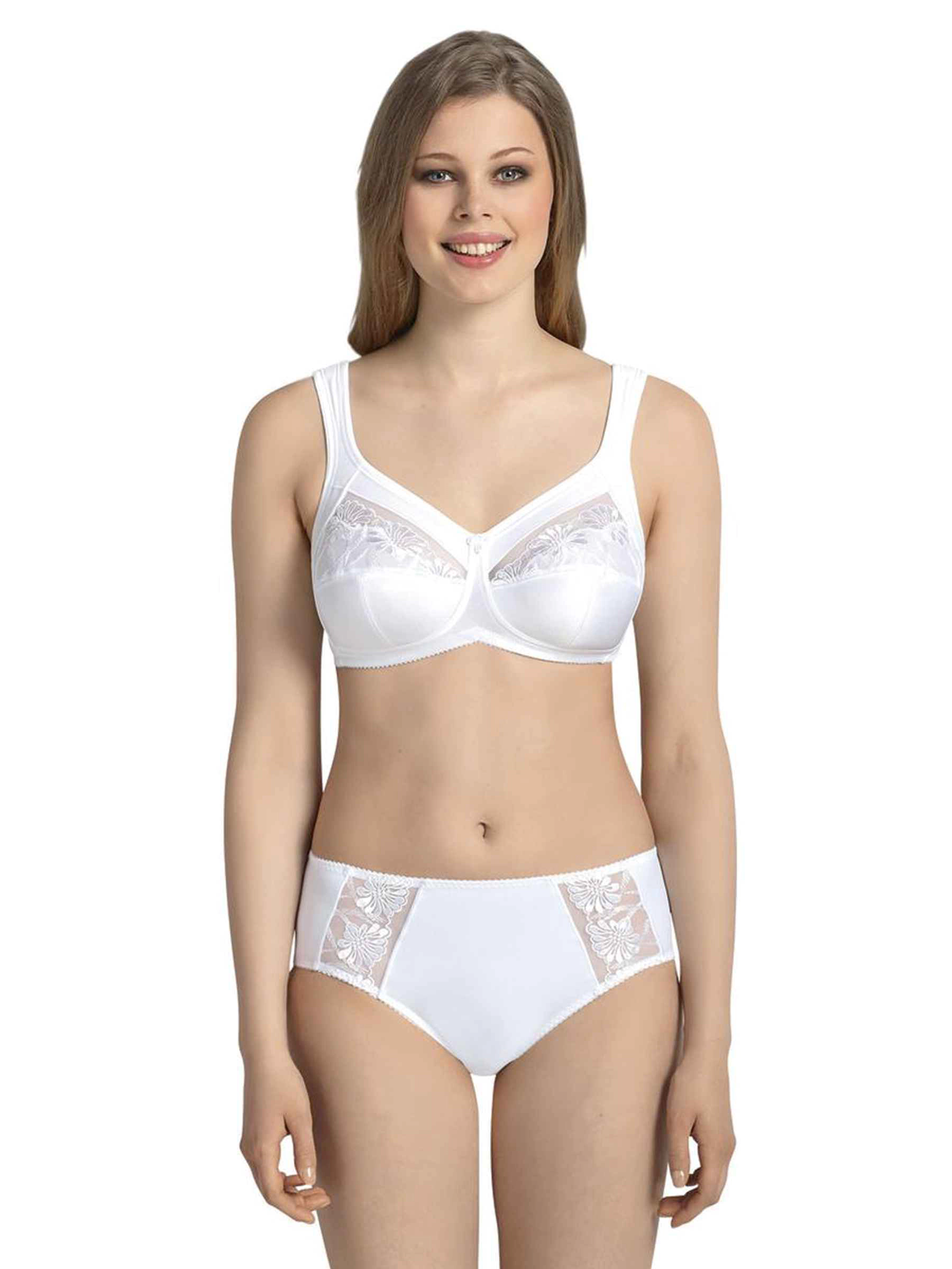 Anita Safina Entlastungs-Bh, Breite TräGer, FüR Damen, Weiß, 90F