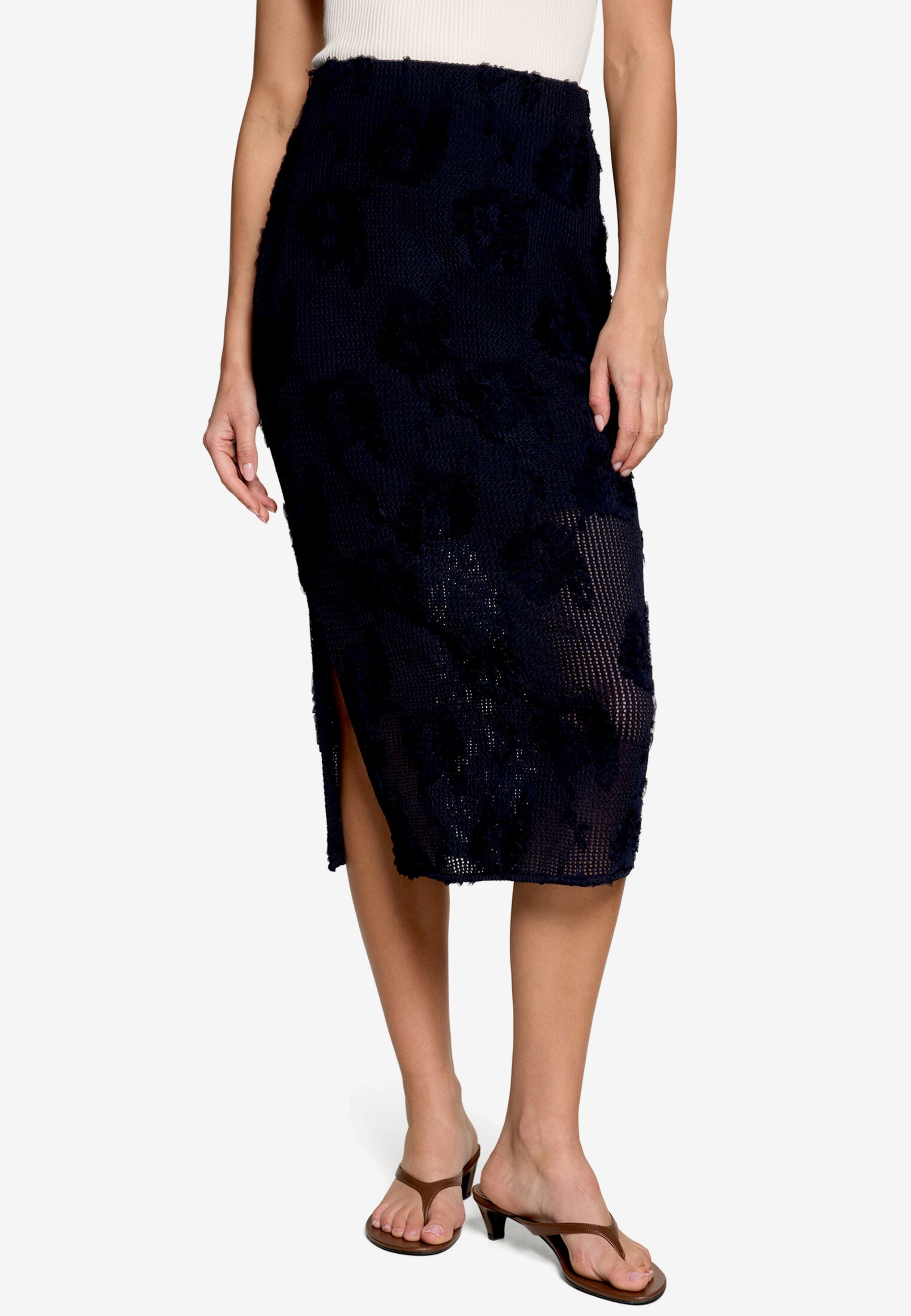 Zero Rock, Stickerei, FüR Damen, Blau, 44