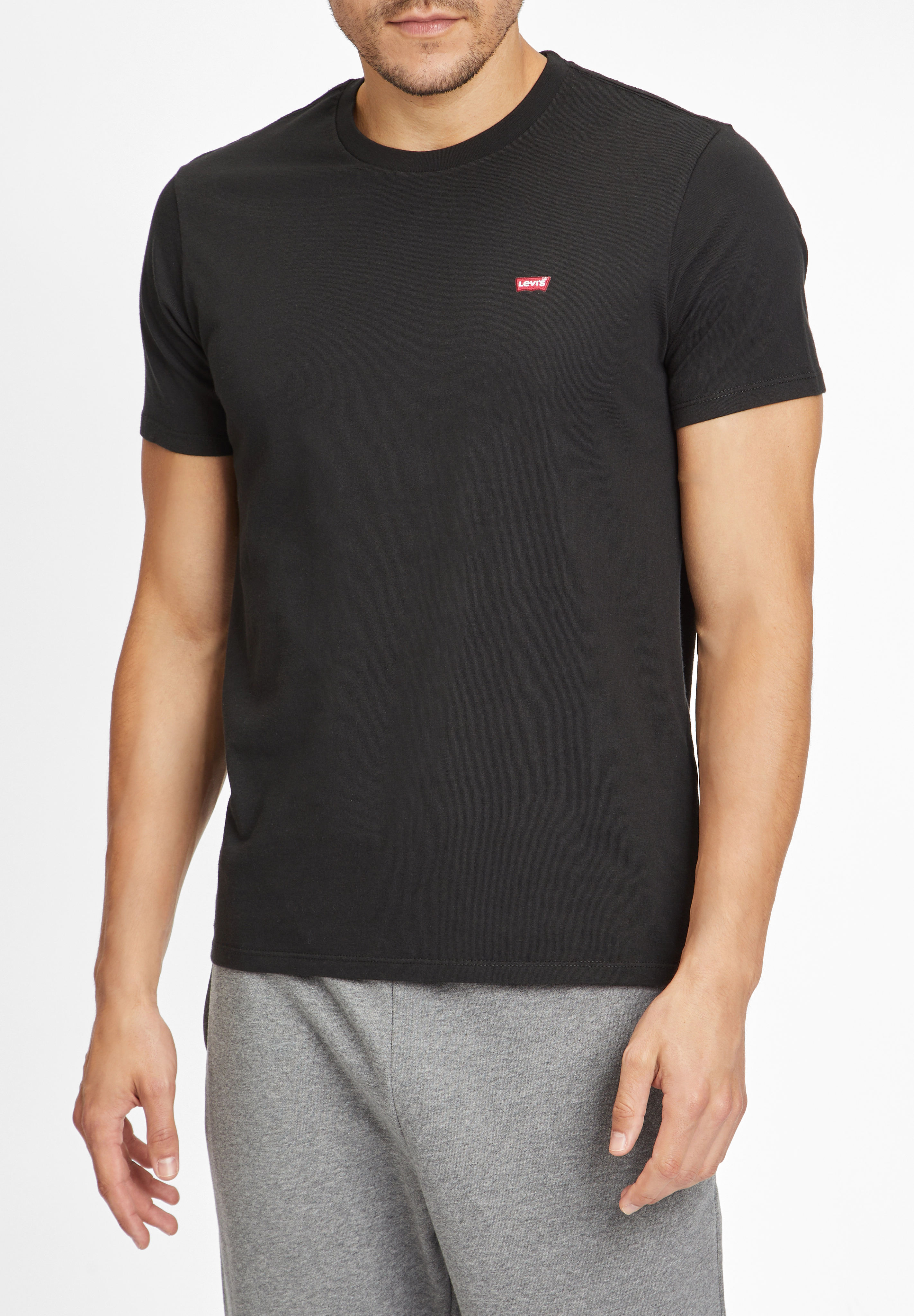 Levi's® T-Shirt "The Original", Baumwolle, Uni, FüR Herren, Schwarz, L