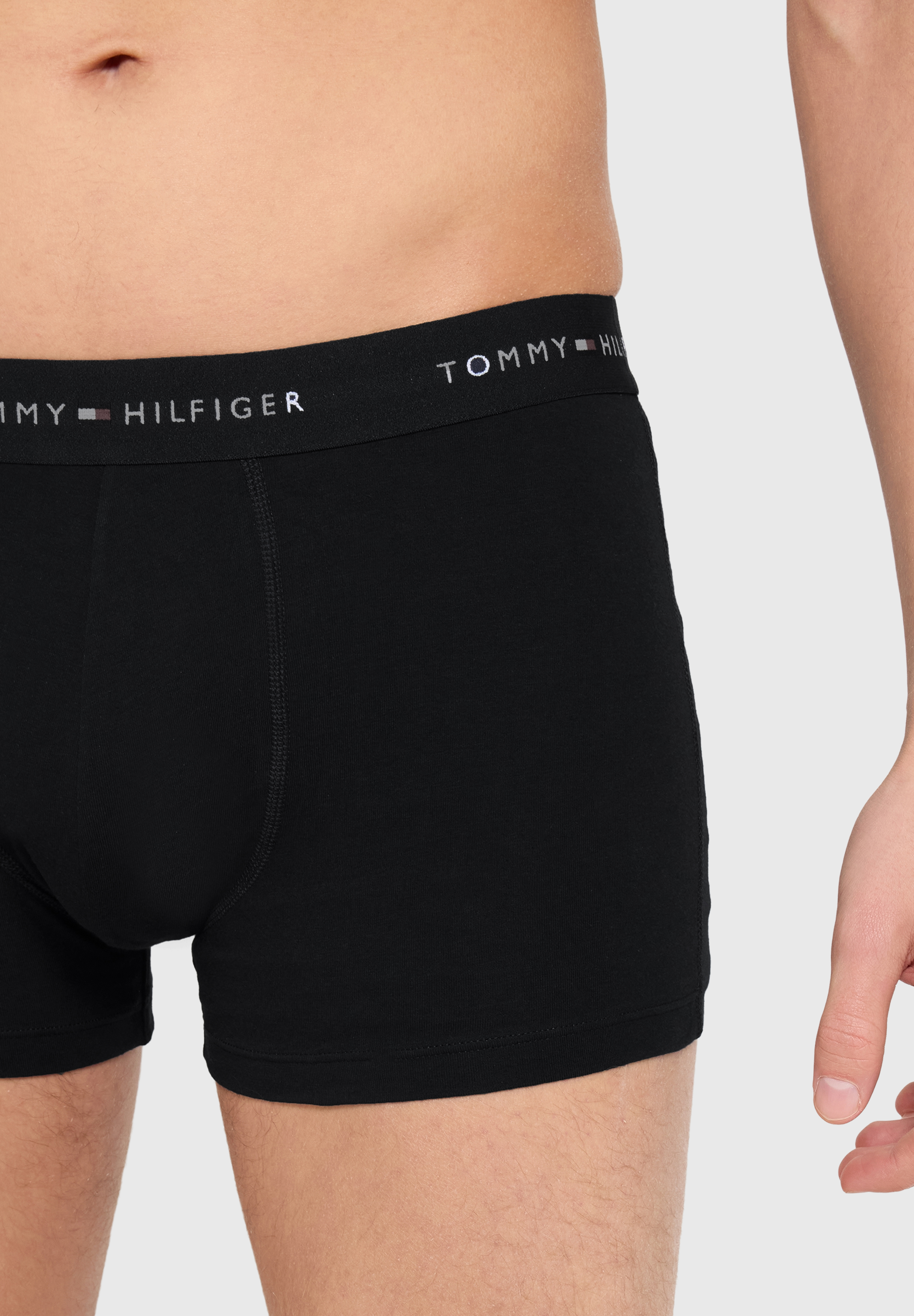 Tommy Hilfiger UM0UM03890 3P Trunk Wb, 0XP Multi, S, Schwarz, S