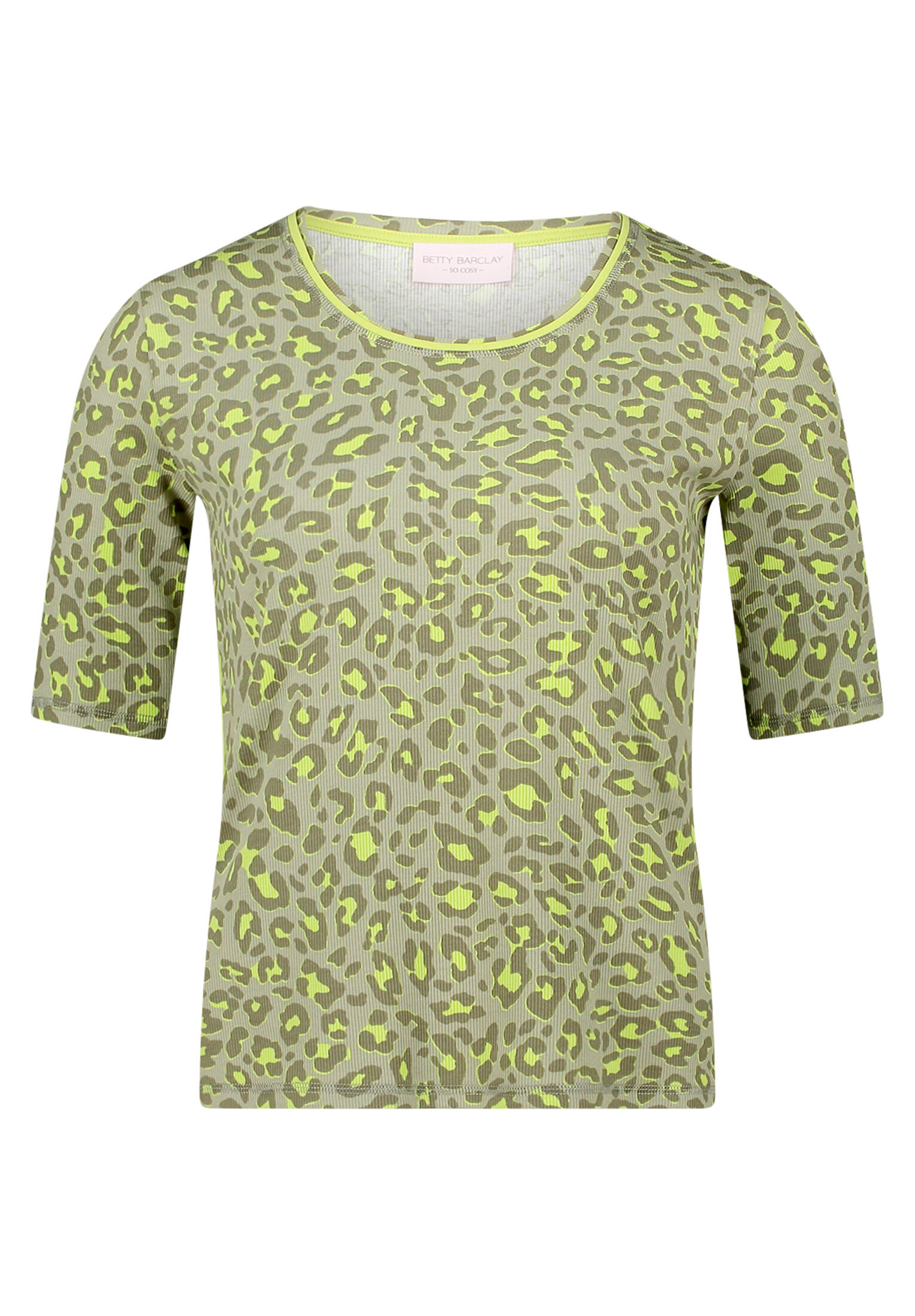 Betty Barclay Basic Shirt Mit Rippenstruktur, GrüN, 44