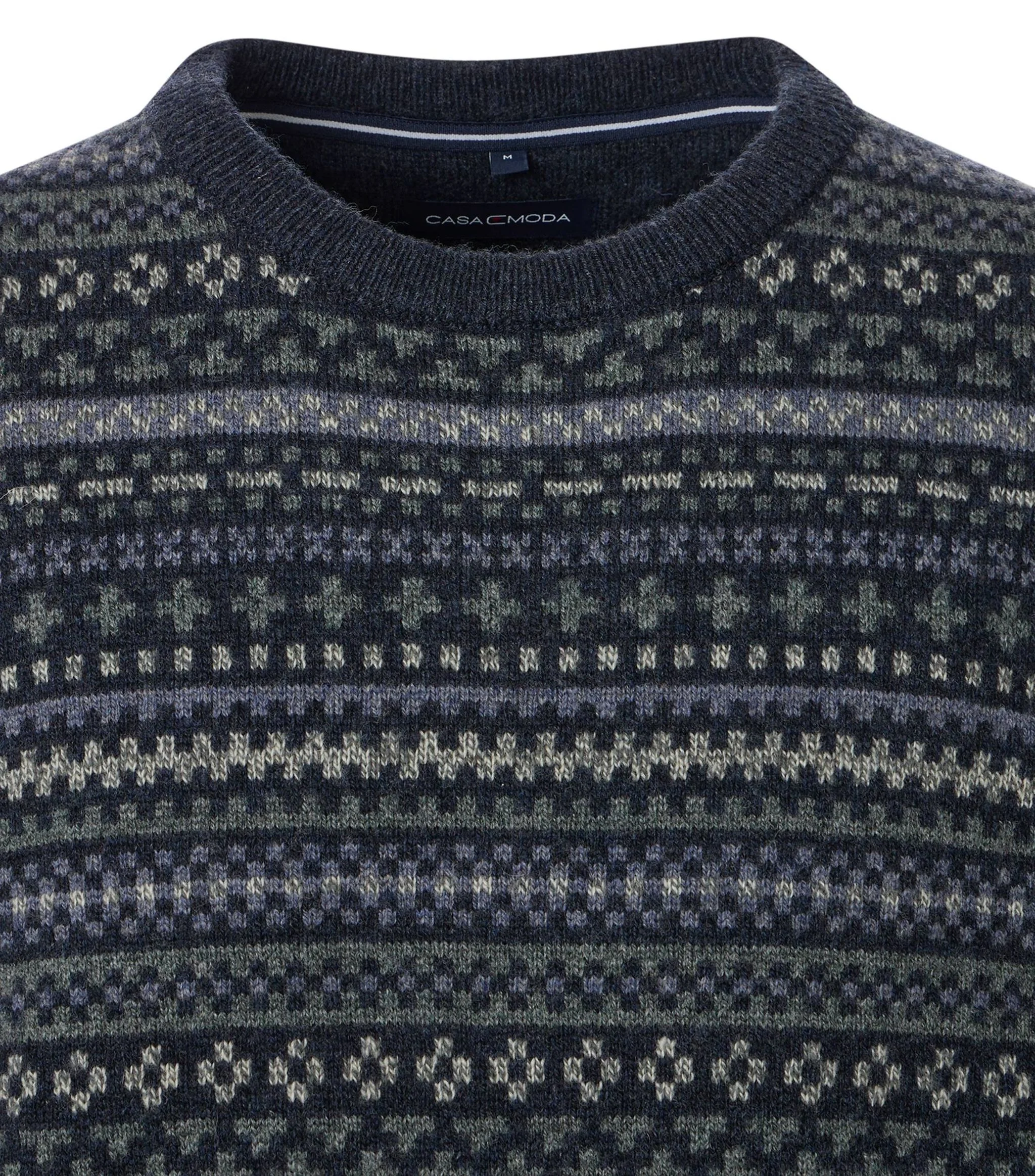 casamoda Pullover, Wollanteil, FüR Herren, Blau, L