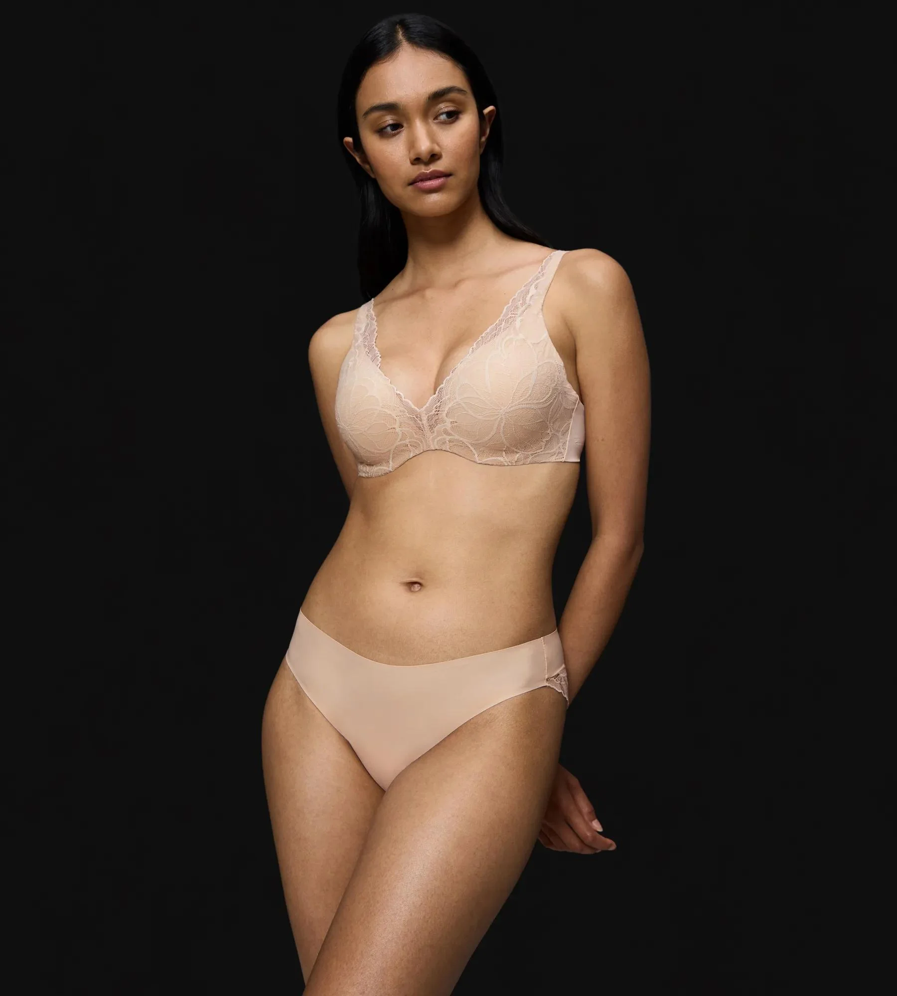 Triumph Body Make-Up Illusion Lace BüGel-Bh, Spitze, FüR Damen, Beige, 90D