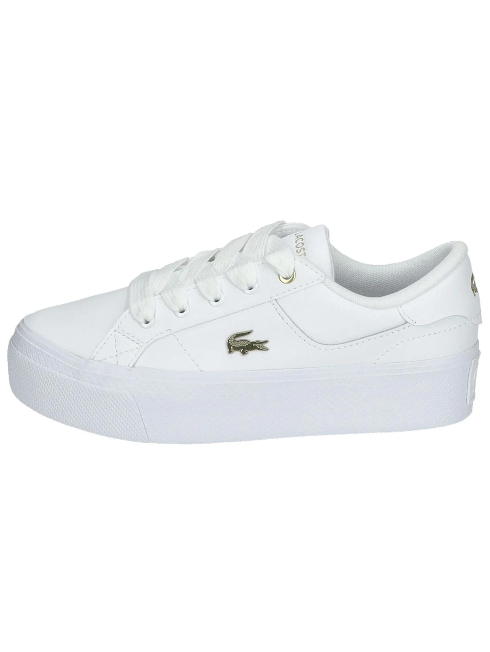 Lacoste Sneaker, Leder, Emblem, FüR Damen, Weiß, 37