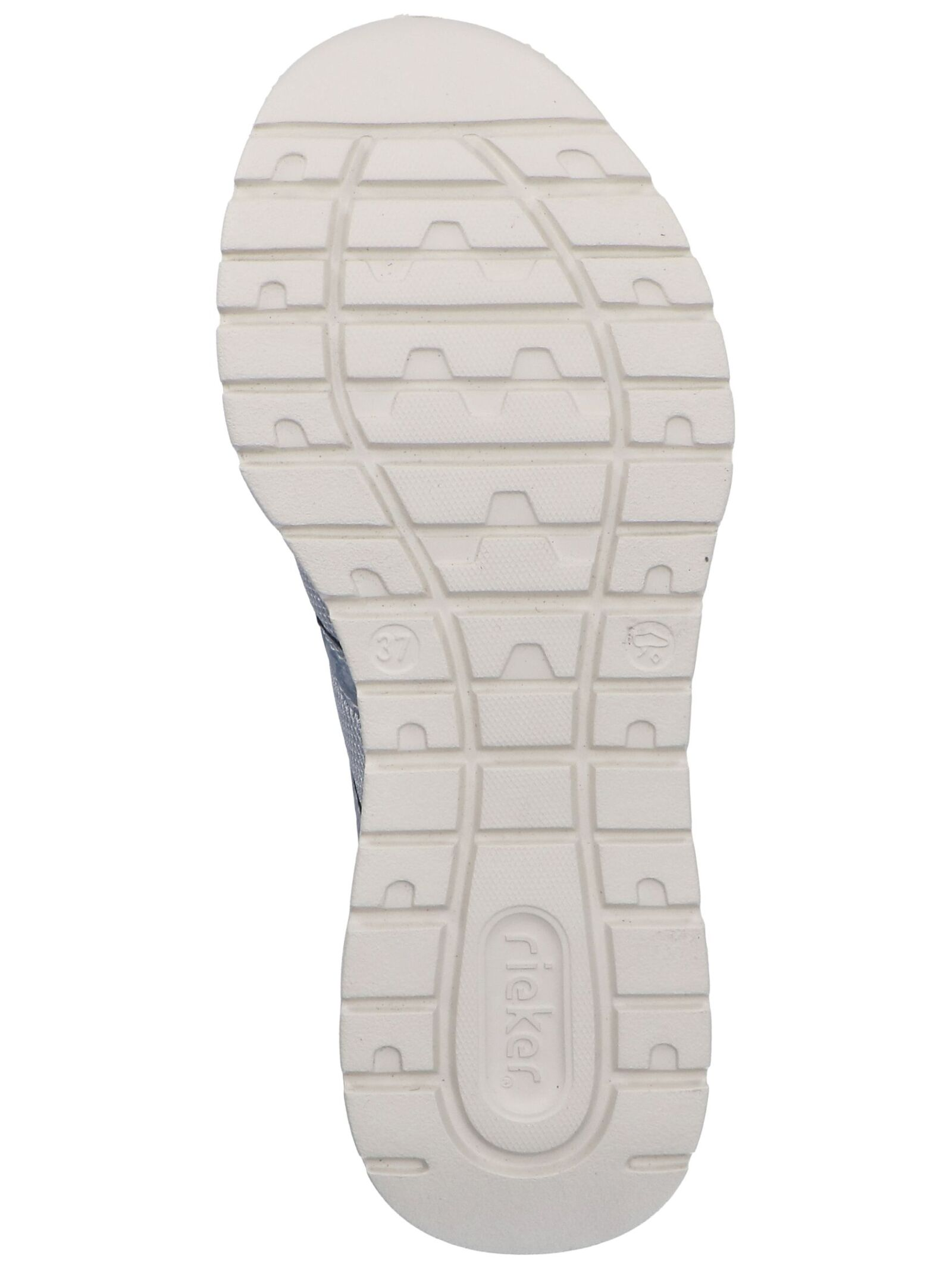 Rieker Lederimitat Sneaker, Blau, 39