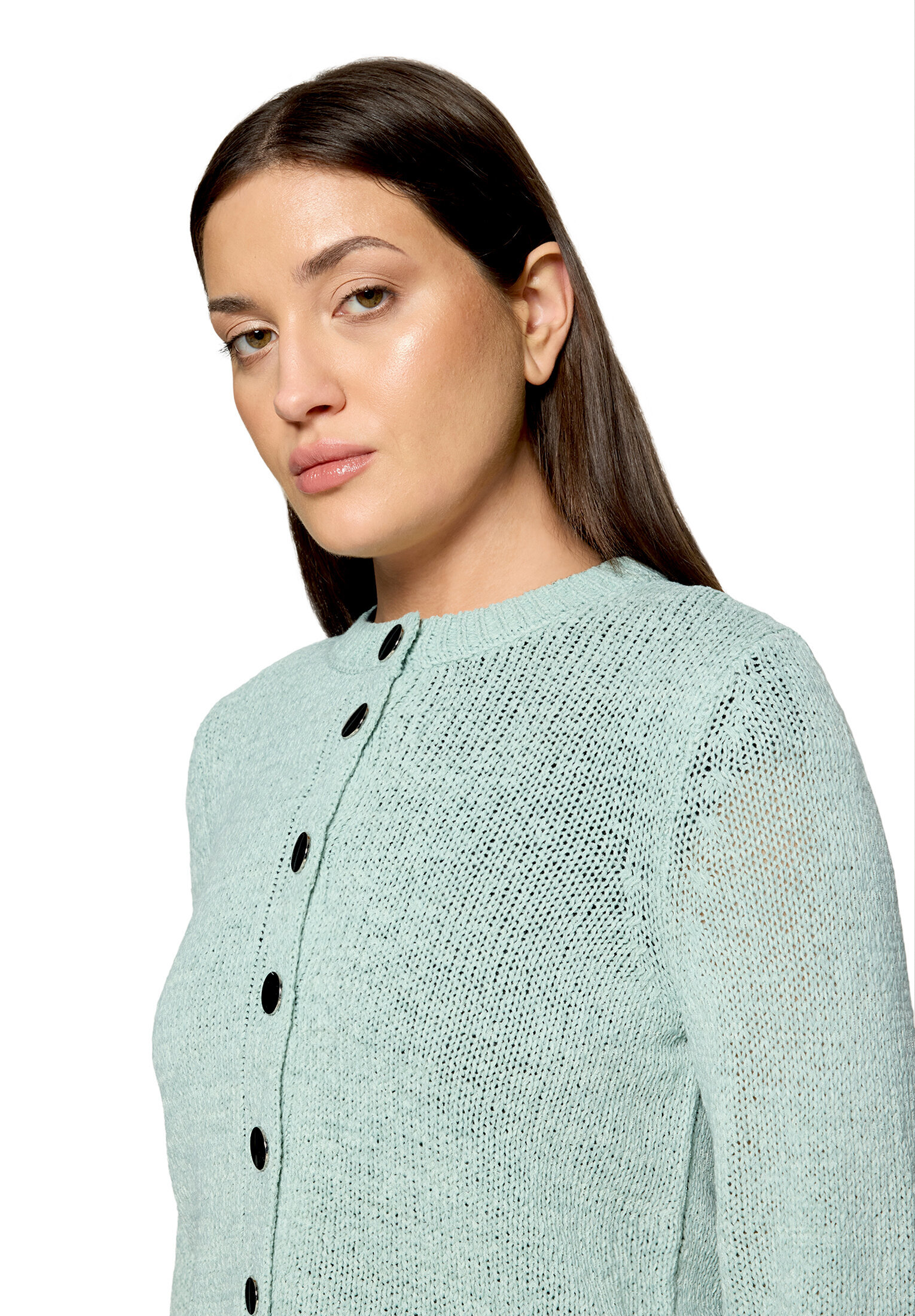Betty Barclay Strick-Cardigan Mit Aufgesetzten Taschen, GrüN, 38