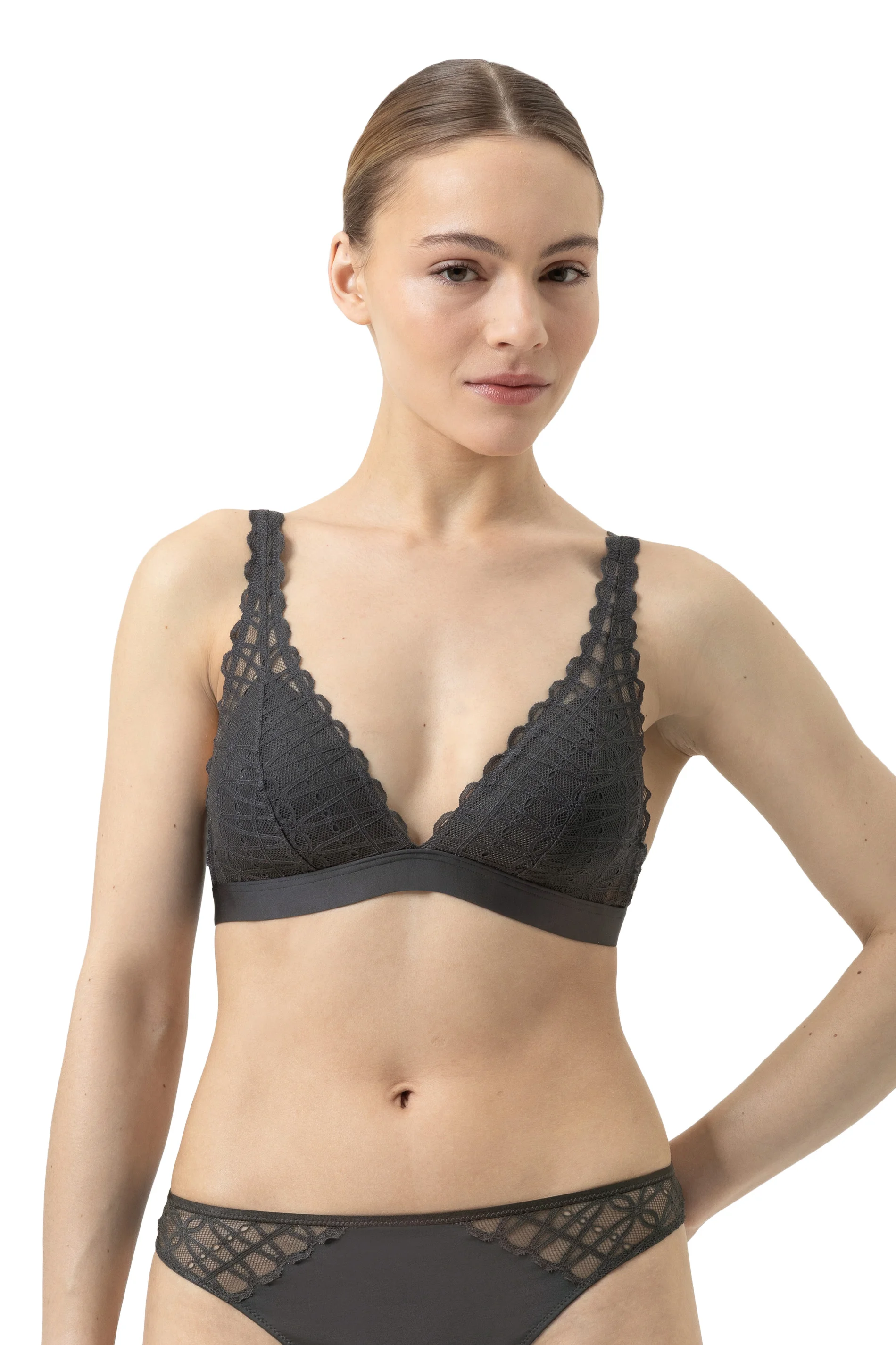 Mey Triangel-Bh Poetry Temptation, Spitze, FüR Damen, Grau, Xl