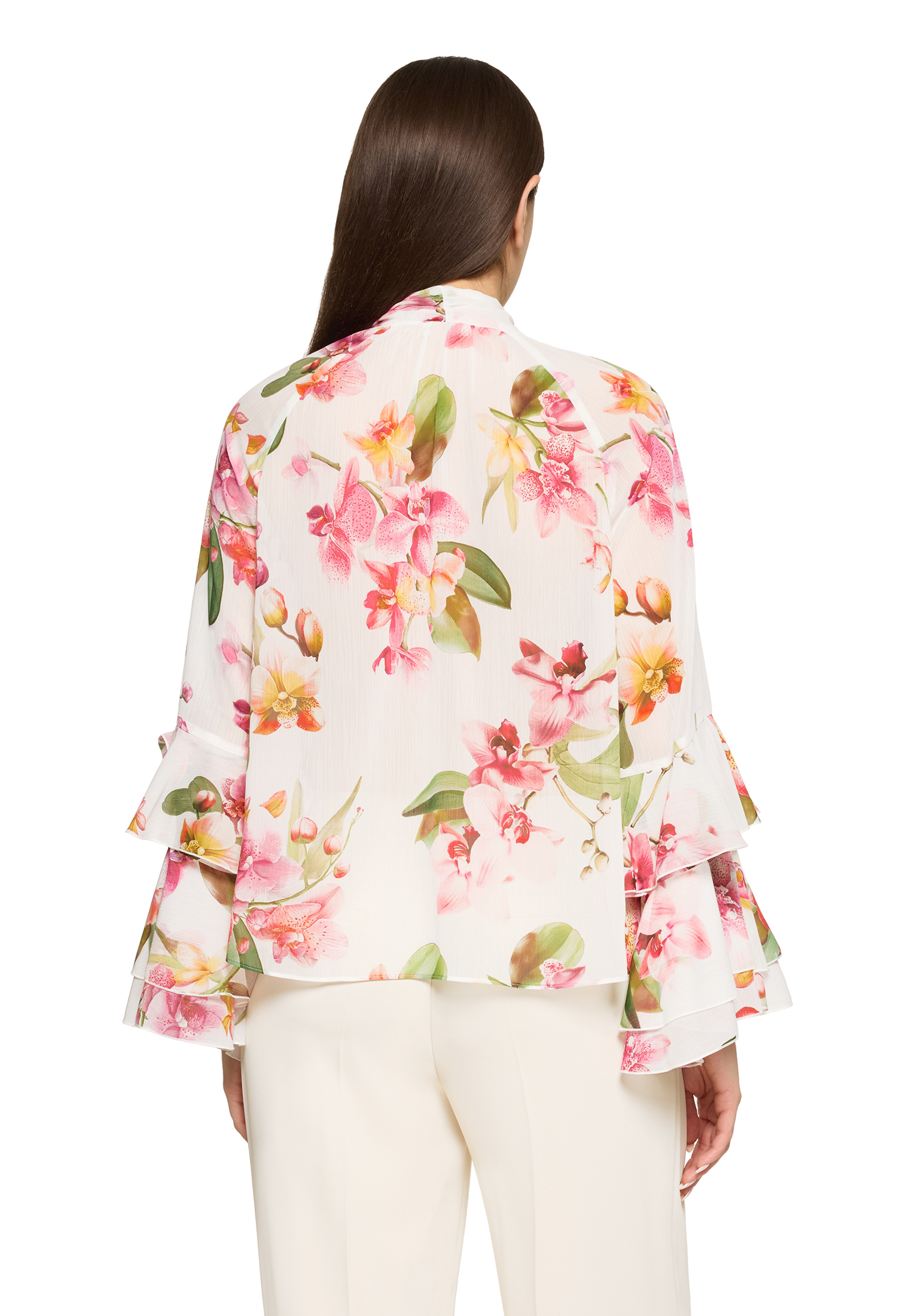 Vera Mont Schluppenbluse, Loose Fit, FüR Damen, Weiß, 36