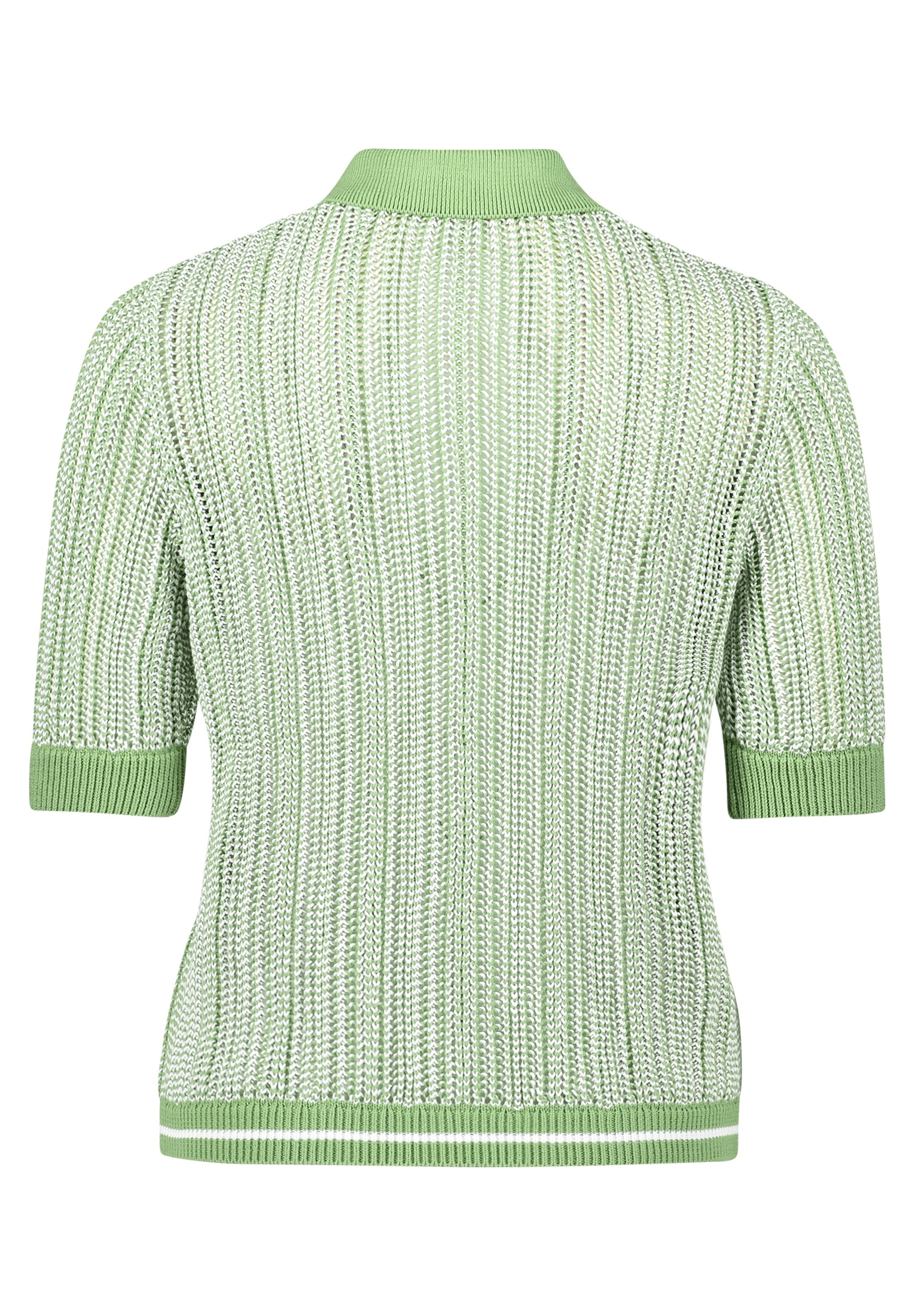 Cartoon Strickpullover Mit Kragen, GrüN, 42