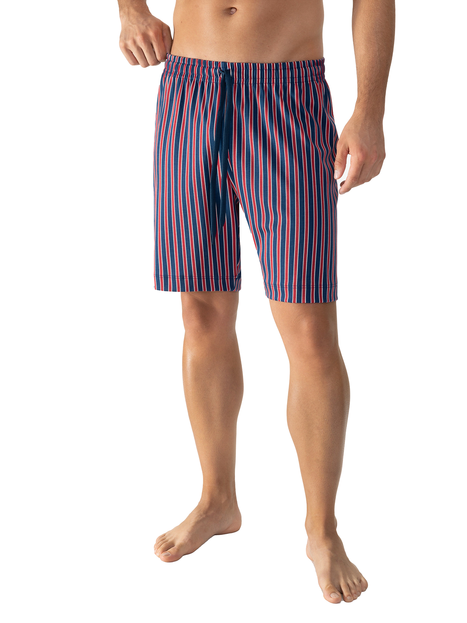 mey Schlafanzug-Hose, Baumwolle, Gummibund, FüR Herren, Rot|Blau, XXL