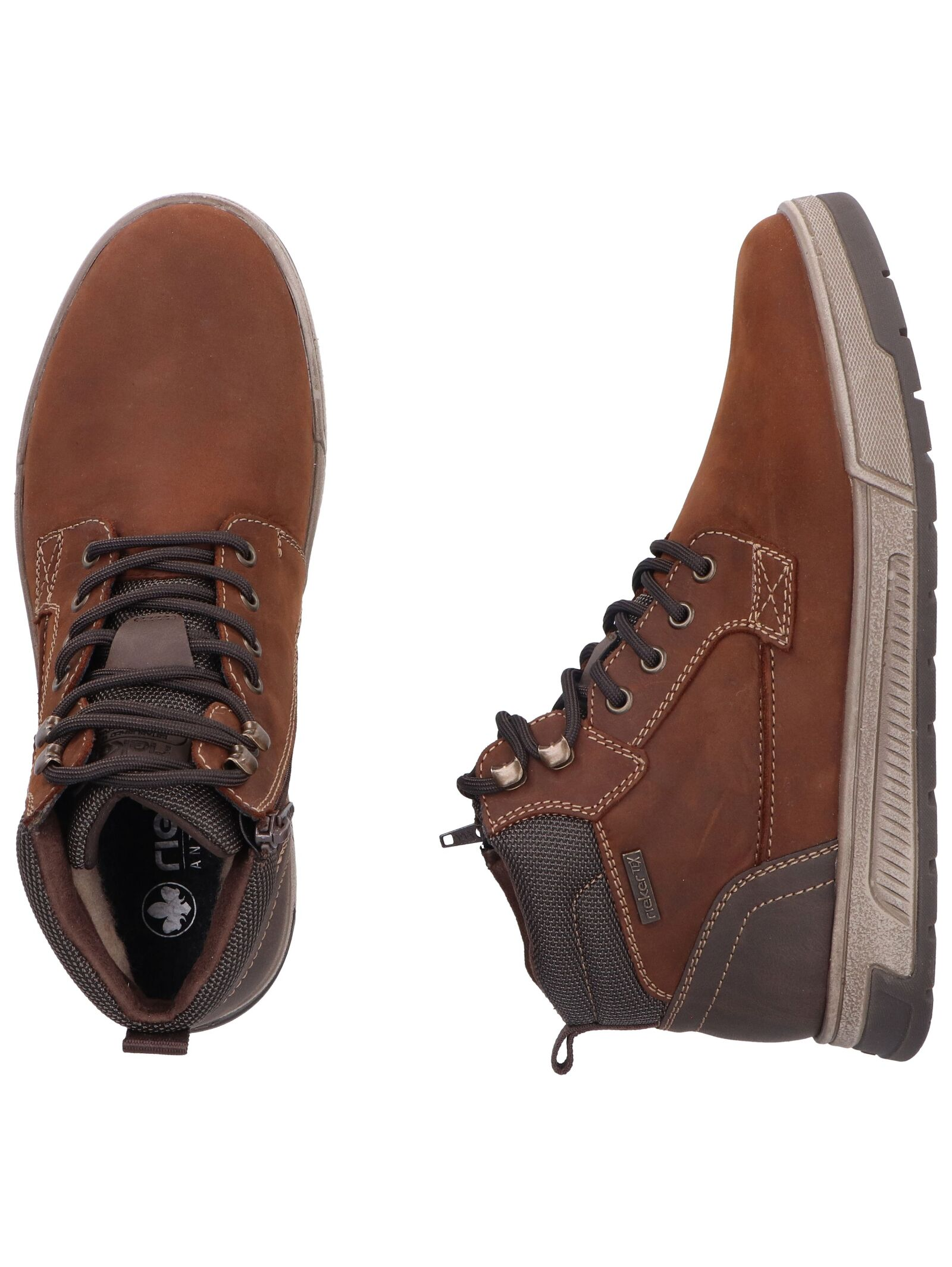 Rieker SchnüRstiefel, GefüTtert, FüR Herren, Braun, 40