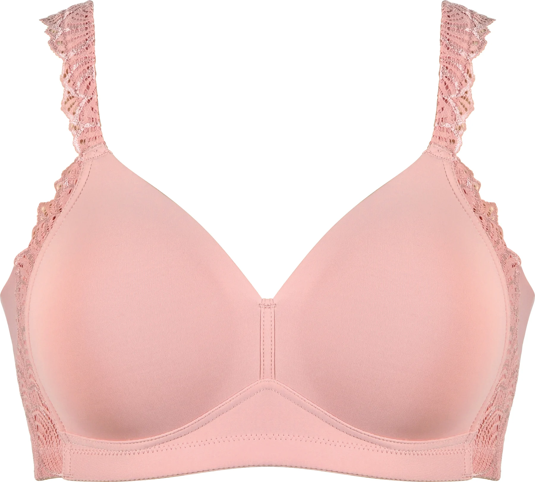 Naturana Schalen-Bh Smoothing, Spitze, Damen, Pink, 80 B