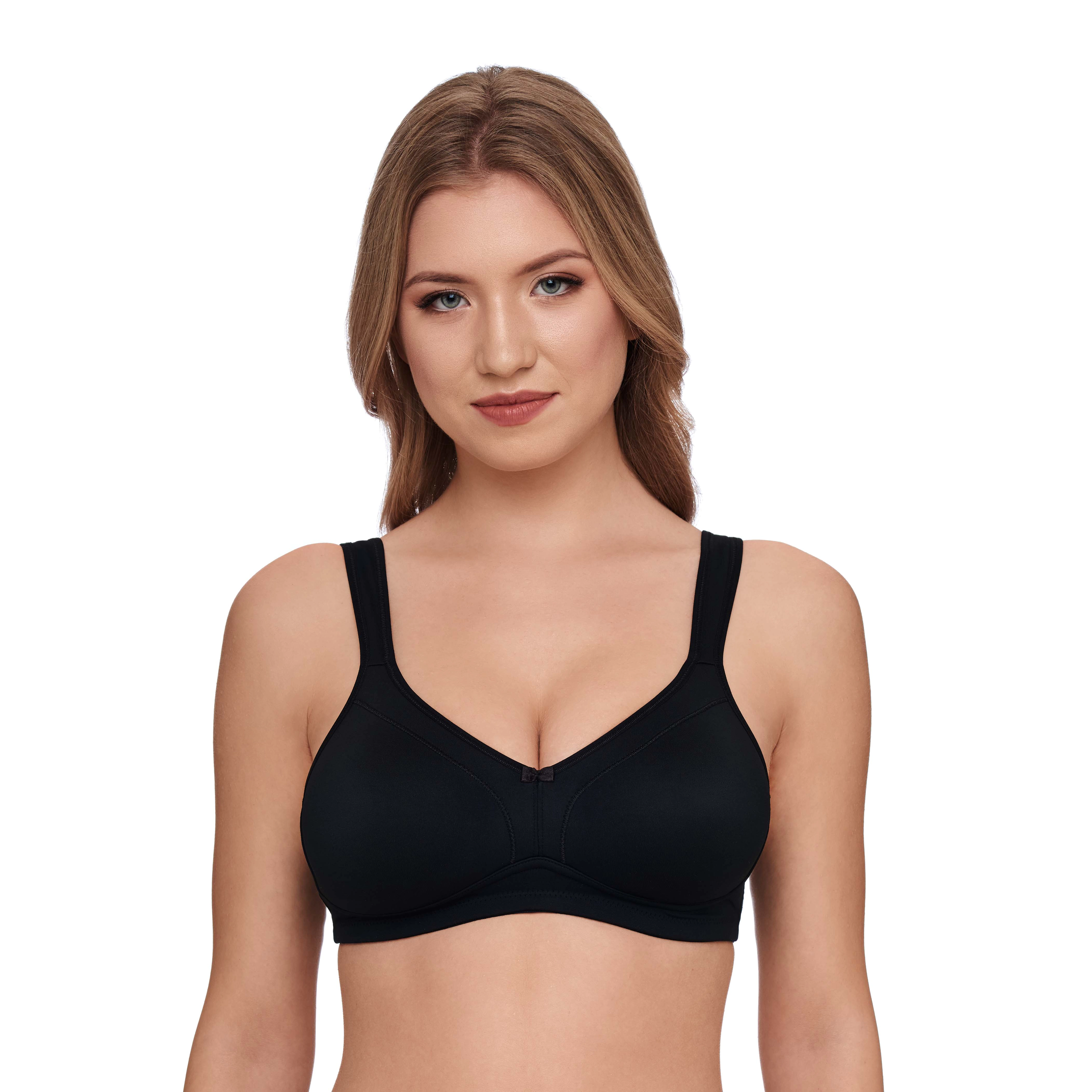 Susa Elegance Entlastungs-Bh, 2Er-Pack, BüGellos, FüR Damen, Schwarz, 75B