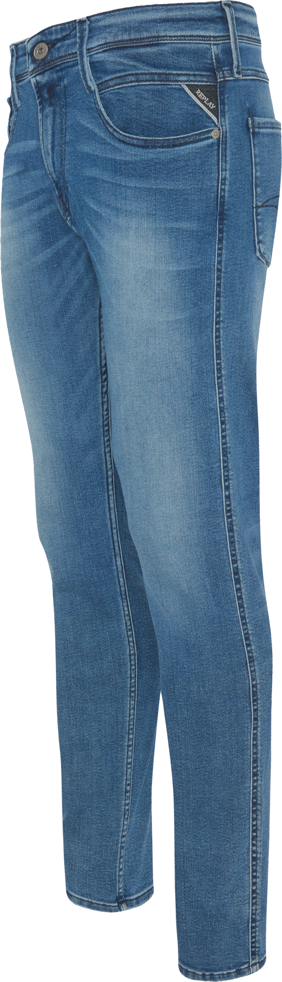 Replay Jeans, Slim-Fit, Waschung, FüR Herren, Blau, 34/34