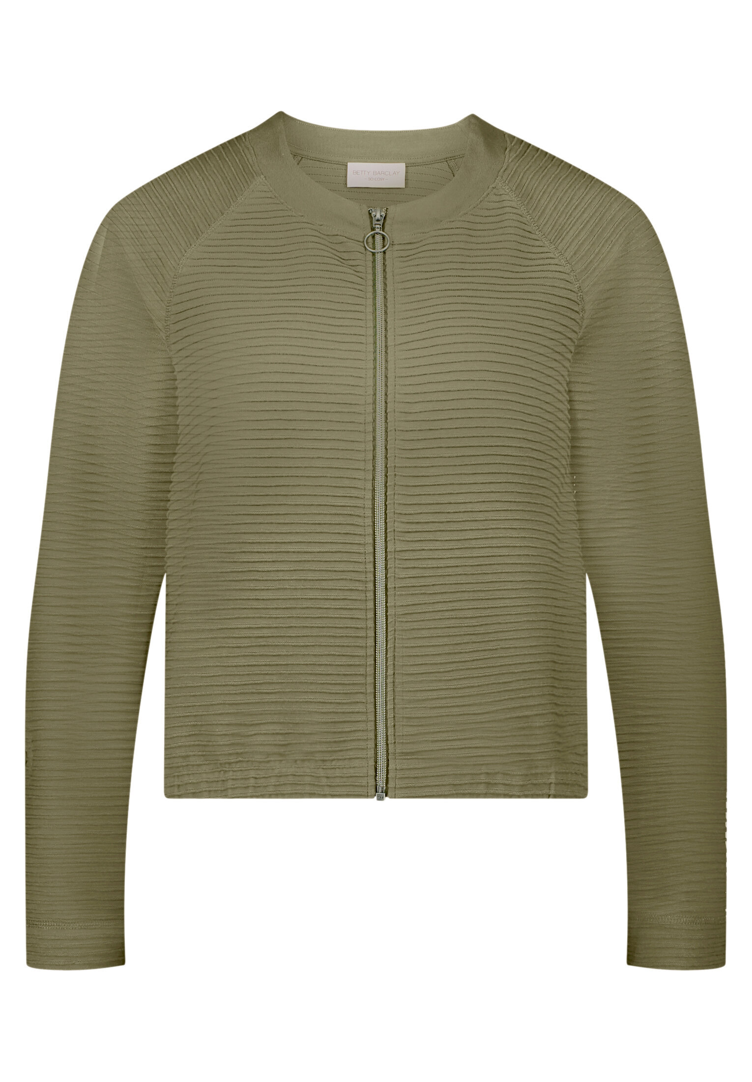 Betty Barclay Casual-Jacke Mit Rippenstruktur, GrüN, 36