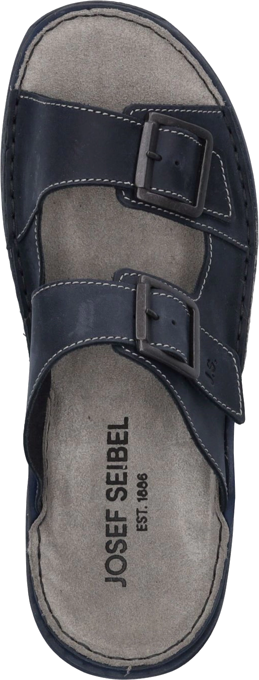 Josef Seibel Pantoletten "Maverick 06", Nubukleder, FüR Herren, Blau, 43