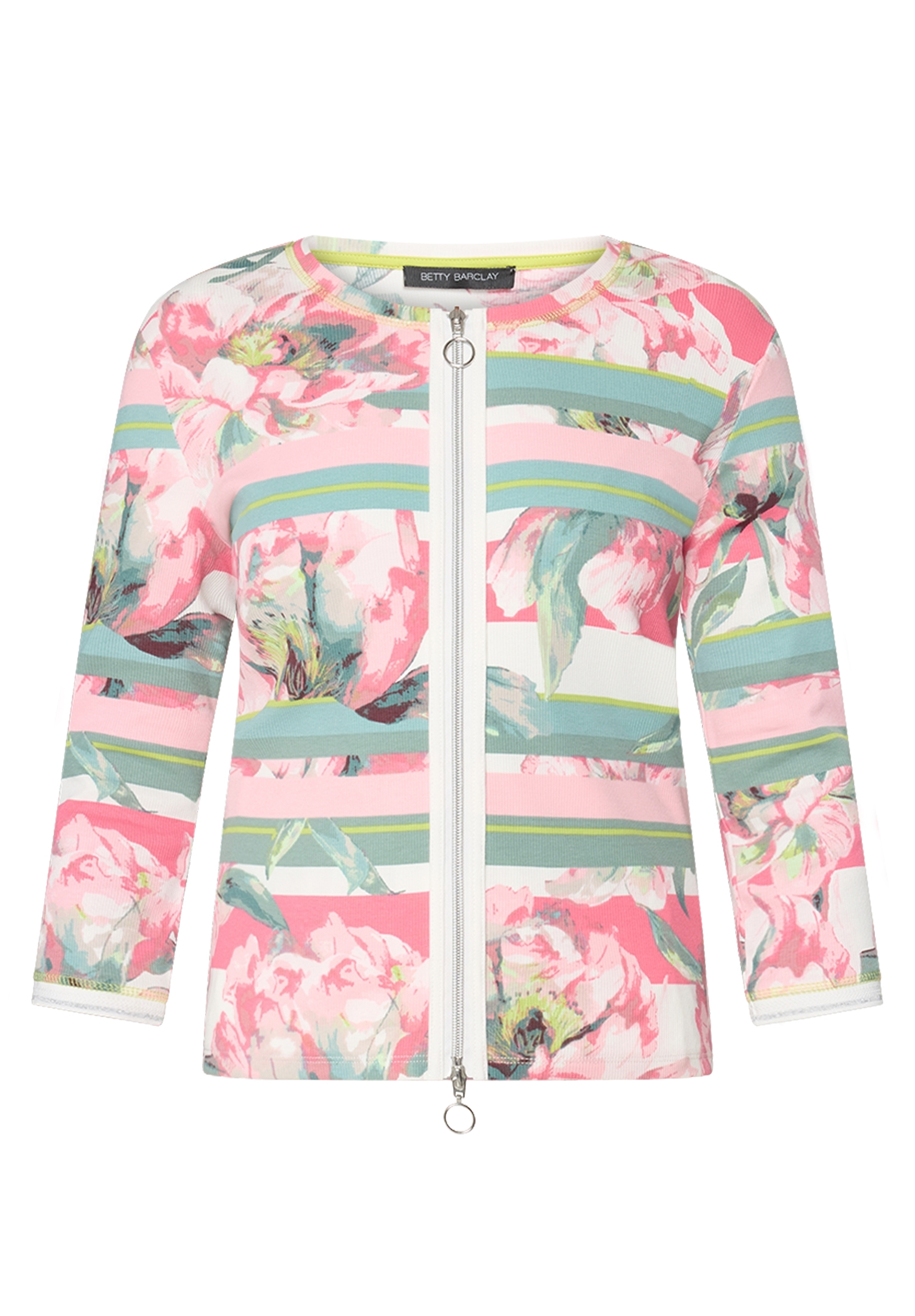 Betty Barclay Shirtjacke Mit Rippenstruktur, Rosa, 48