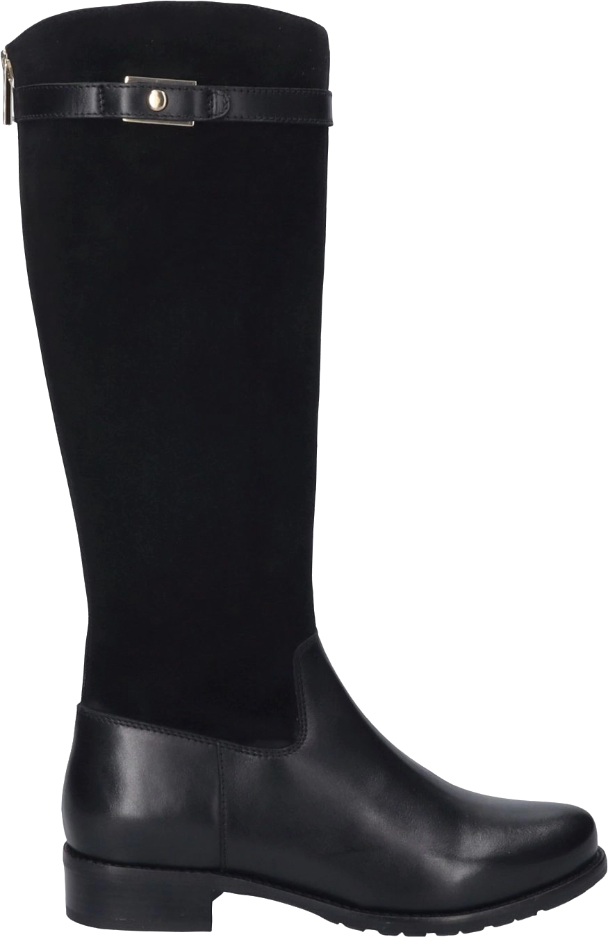 Seibel Stiefel, Blockabsatz, Leder, FüR Damen, Schwarz, 41