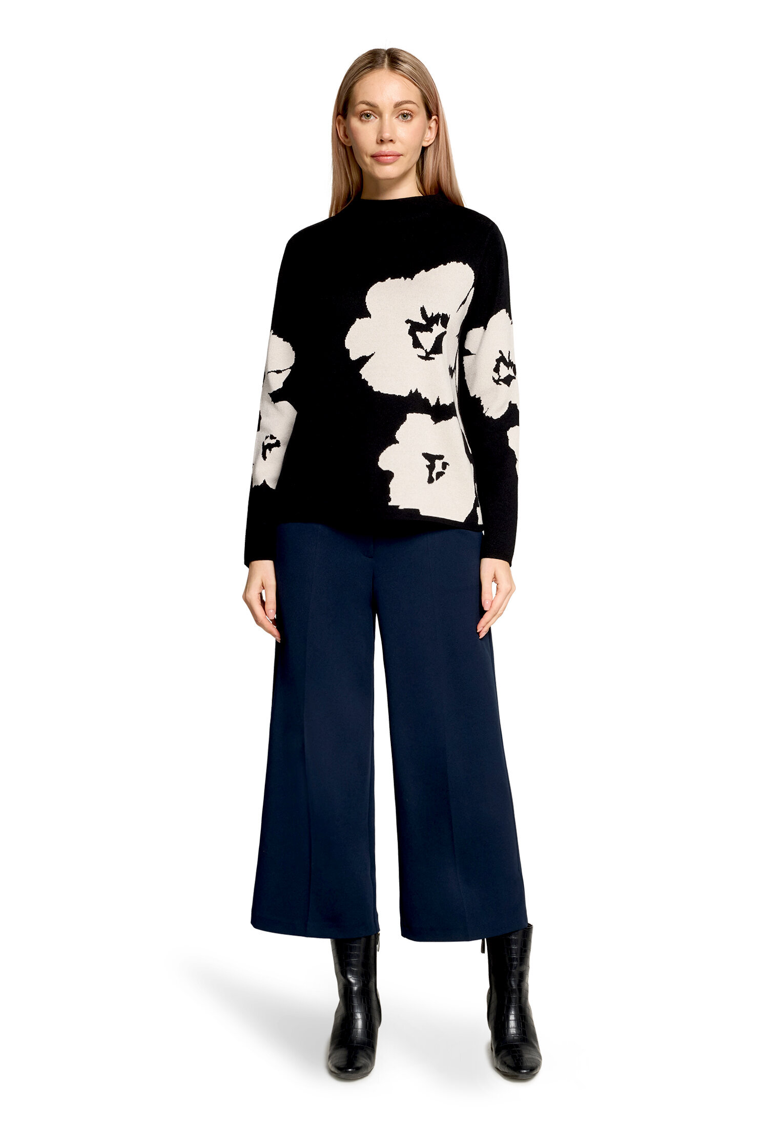 Betty Barclay Culotte Unifarben, Blau, 44