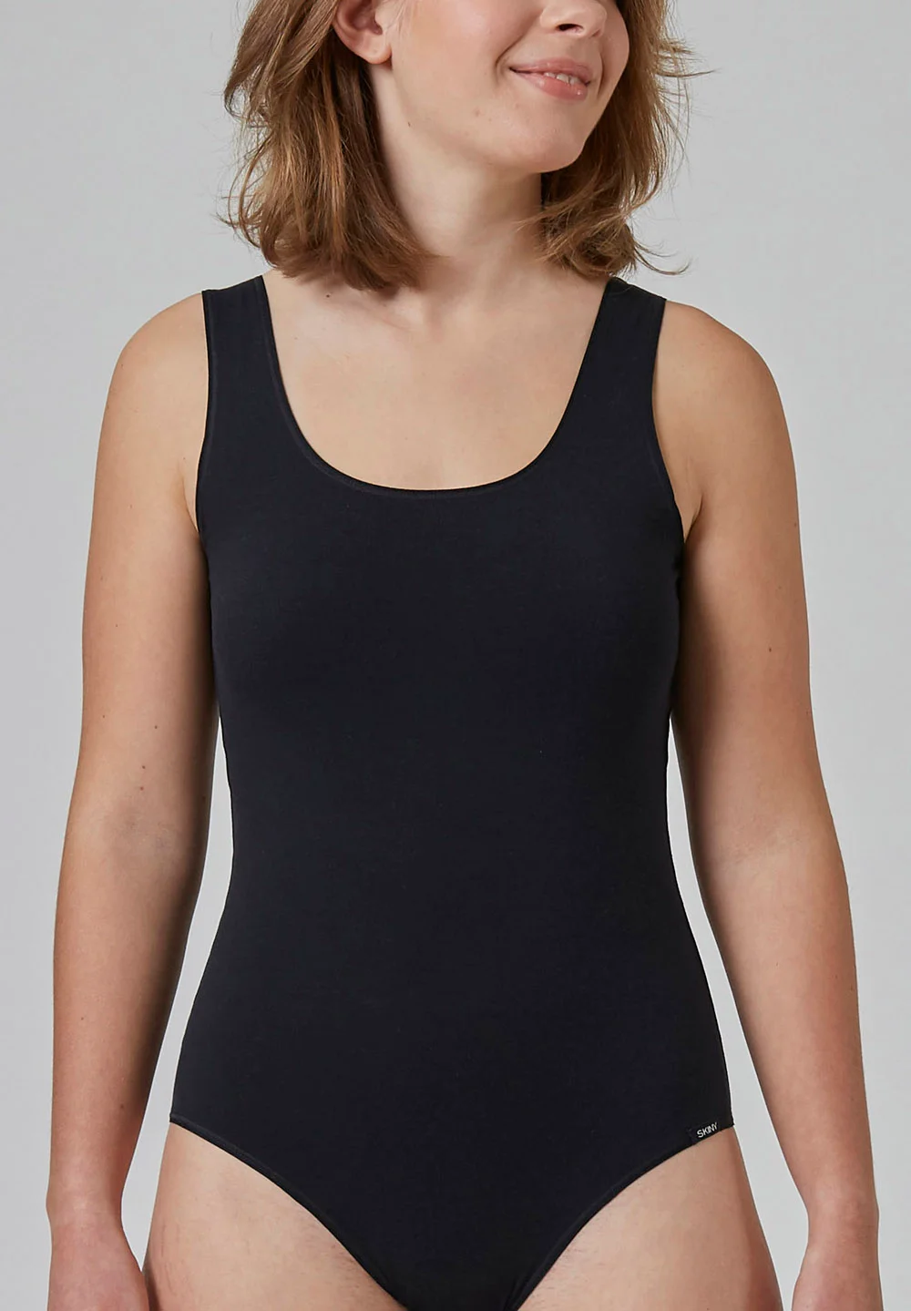 Skiny® Basic Body, äRmellos, Weich, FüR Damen, Schwarz, 42