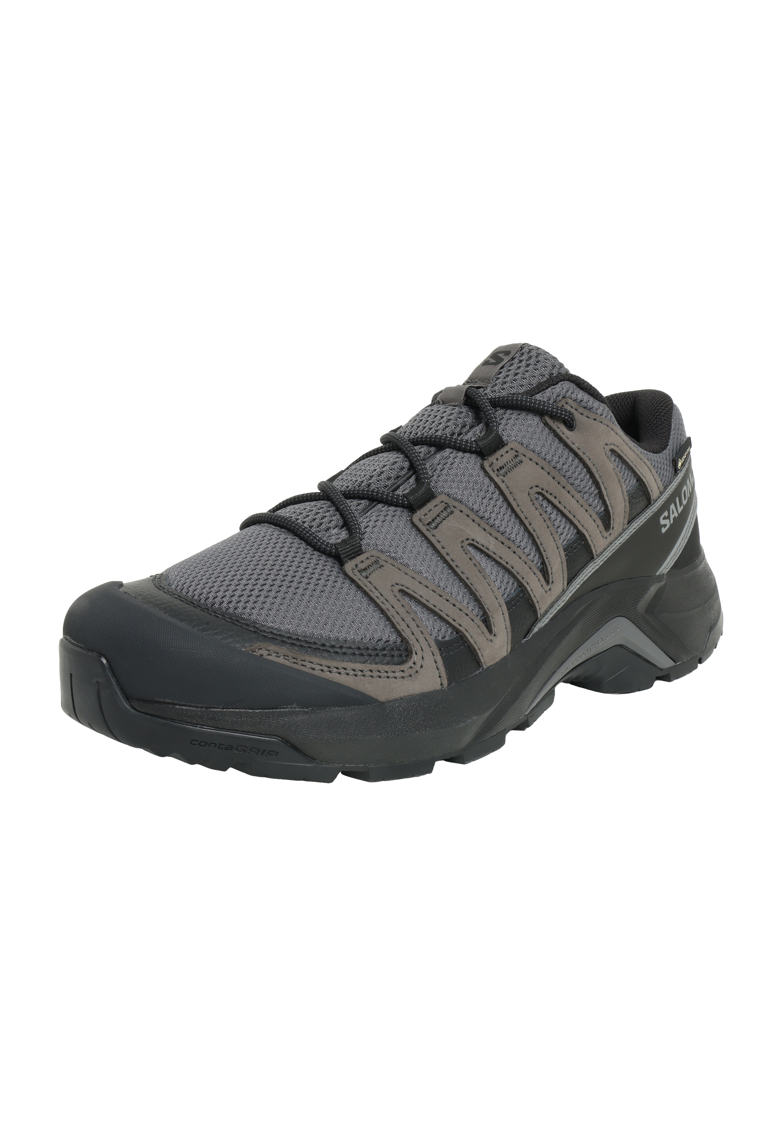 Salomon Trekking-Schuhe X-Adventure Recon, Gore-Tex®, Leder, FüR Herren, Grau, 46 2/3