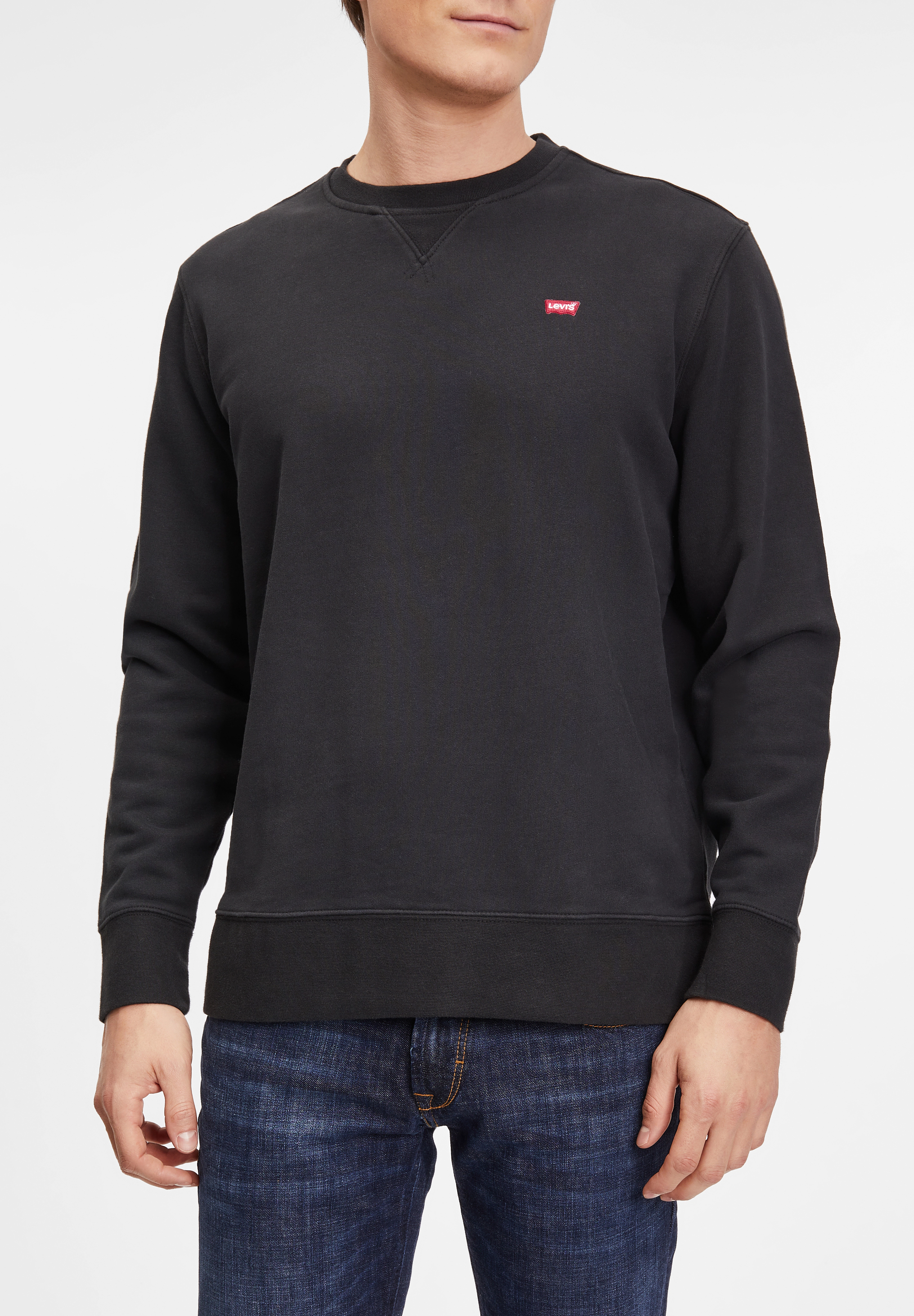Levi's® Sweatshirt, Rundhals, FüR Herren, Schwarz, L