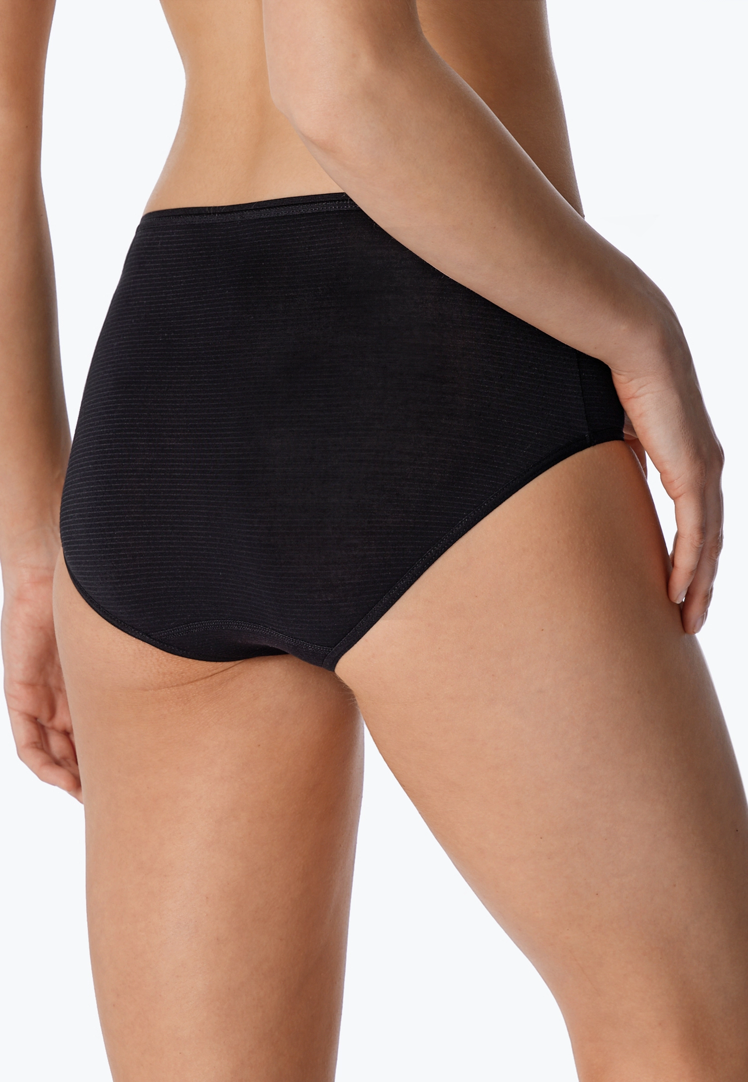 Schiesser Modal Essentials Midislips, 2Er Pack, Single-Jersey, FüR Damen, Schwarz, 38