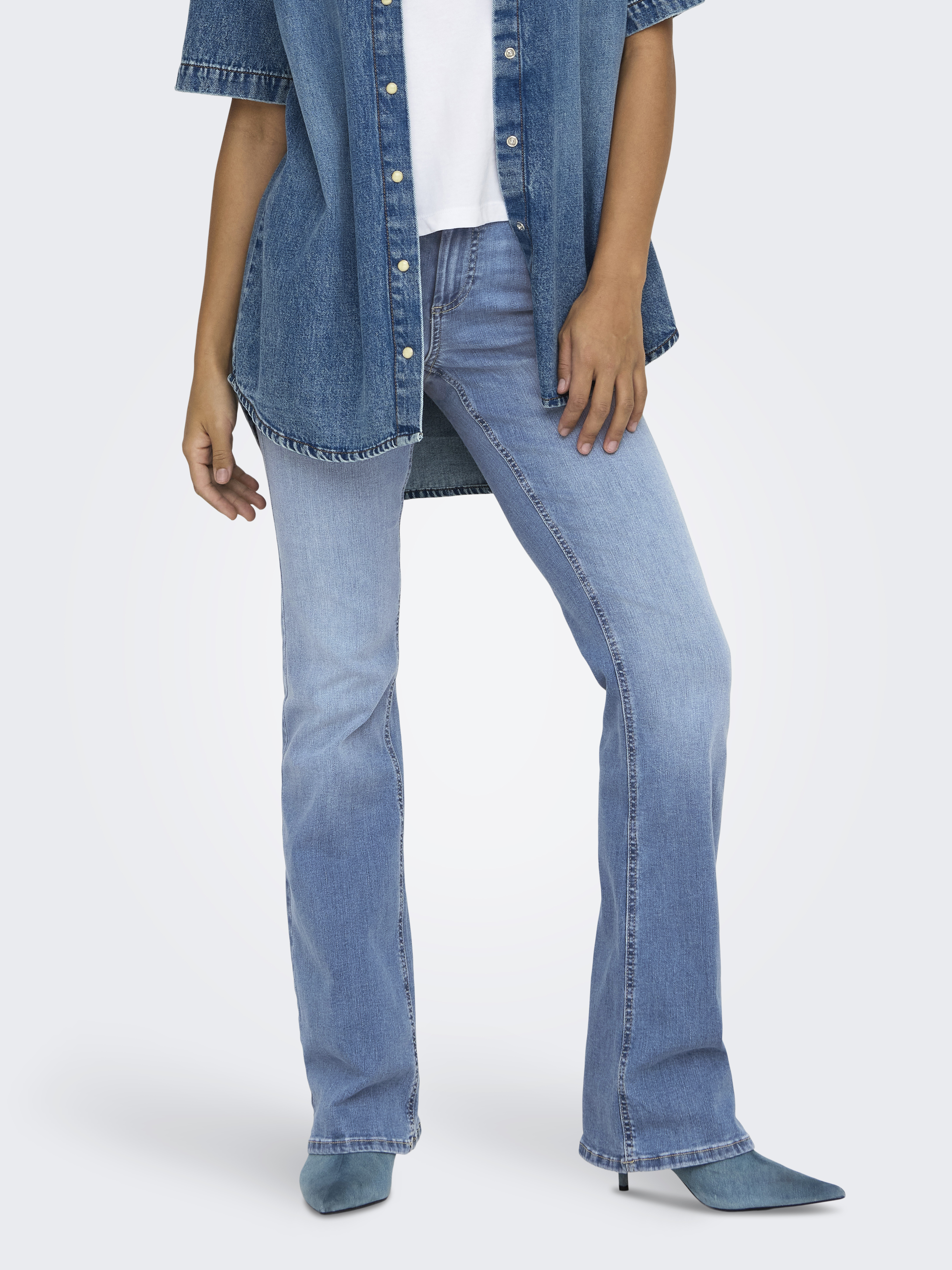 Only® Jeanshose Blush, 5-Pocket, FüR Damen, Blau, M/32