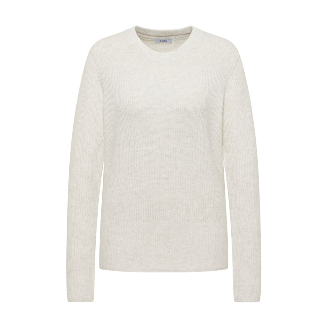 Cecil Pullover, Weiß, Xxl