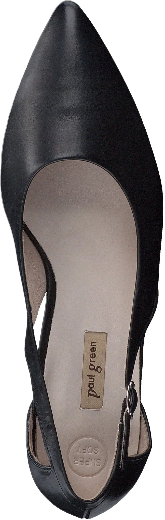 Paul Green Slingback-Ballerinas, Leder, Riemchen, FüR Damen, Schwarz, 38