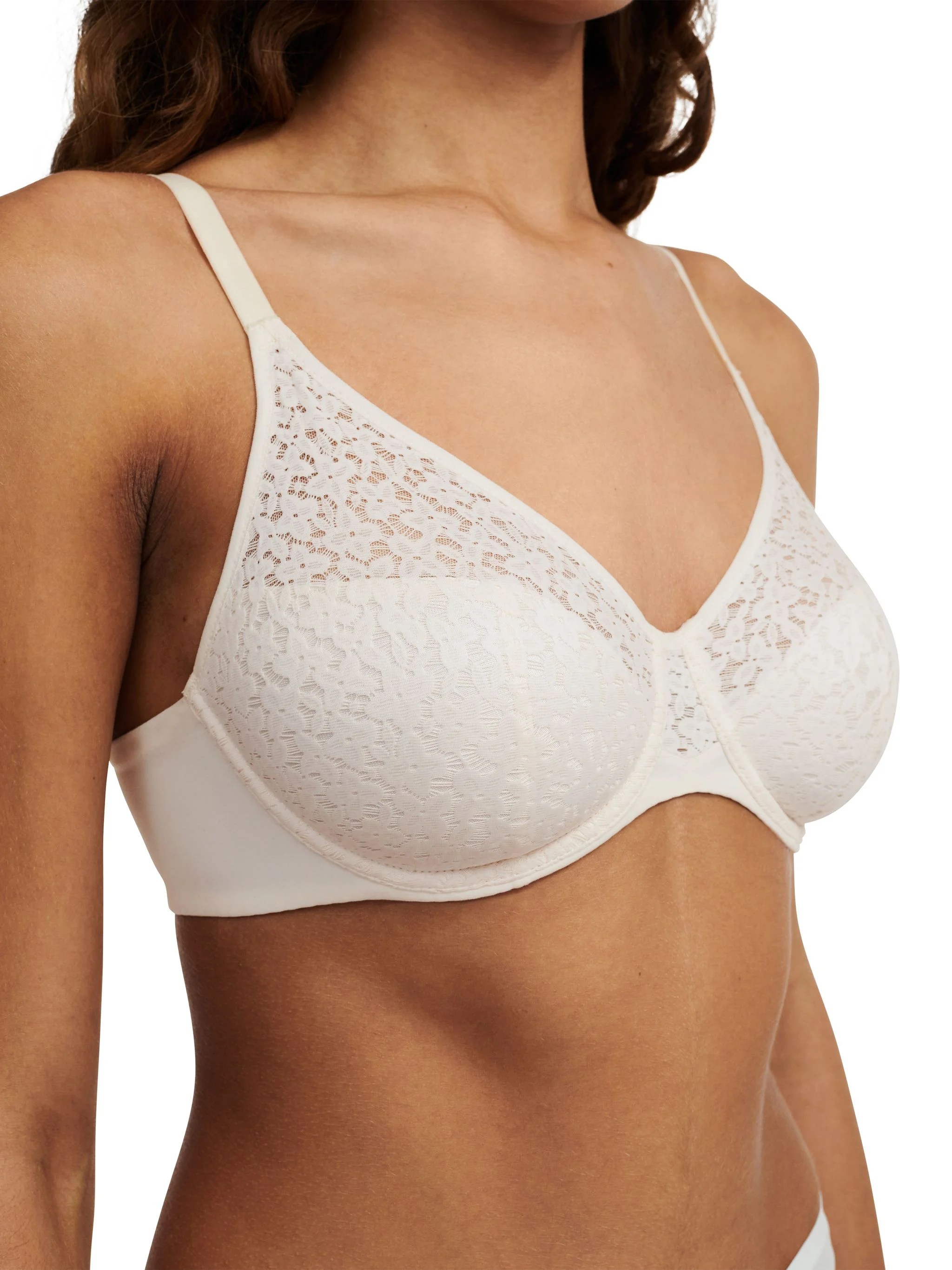 Chantelle Norah BüGel Bh, Spitze, FüR Damen, Weiß, 90D
