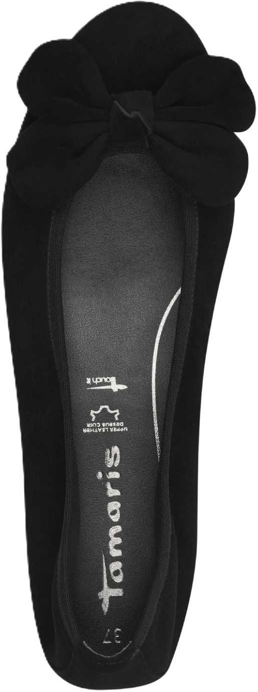 tamaris Ballerinas, Leder, FüR Damen, Schwarz, 38