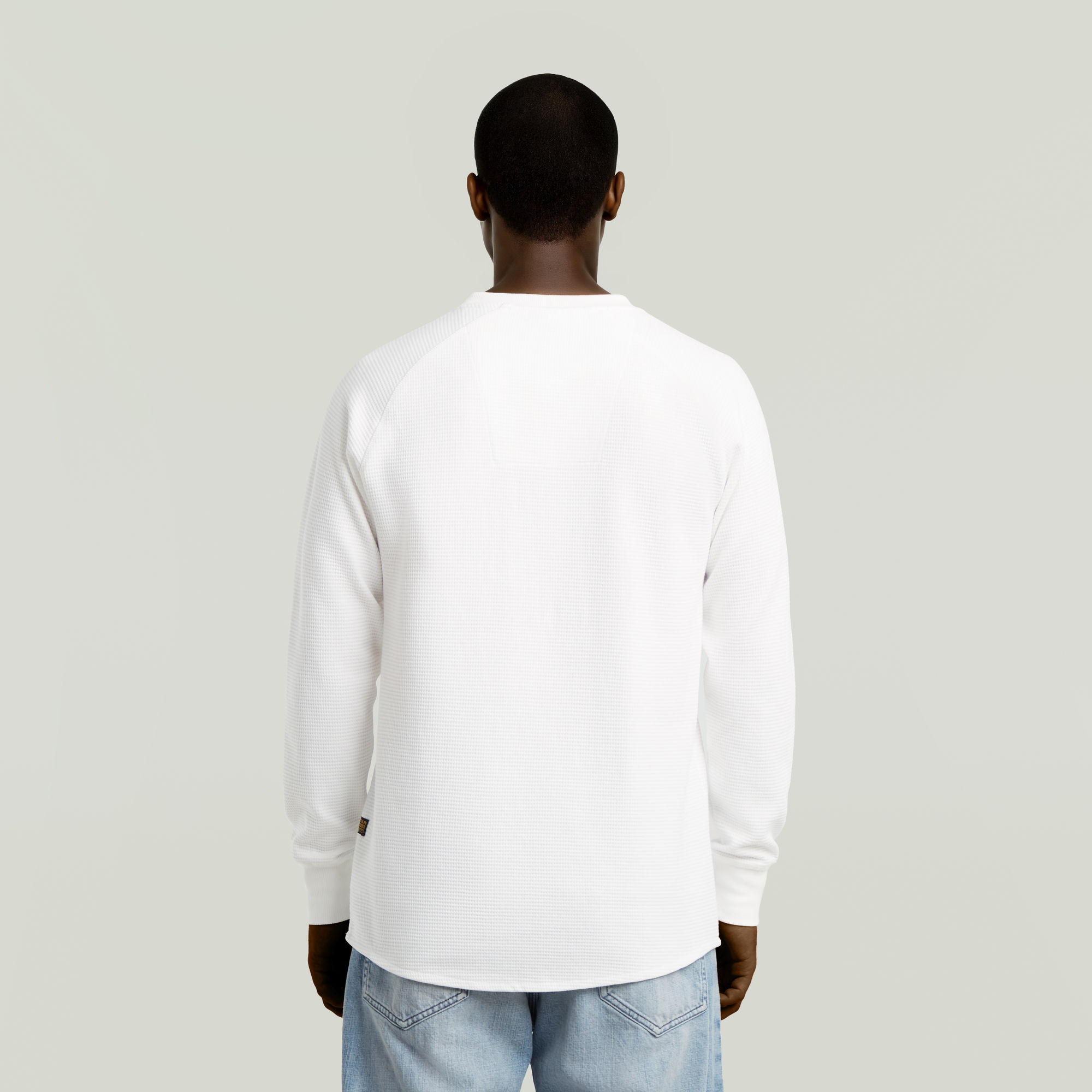 G-STAR Raw Langarmshirt, RippbüNdchen, FüR Herren, Weiß, M