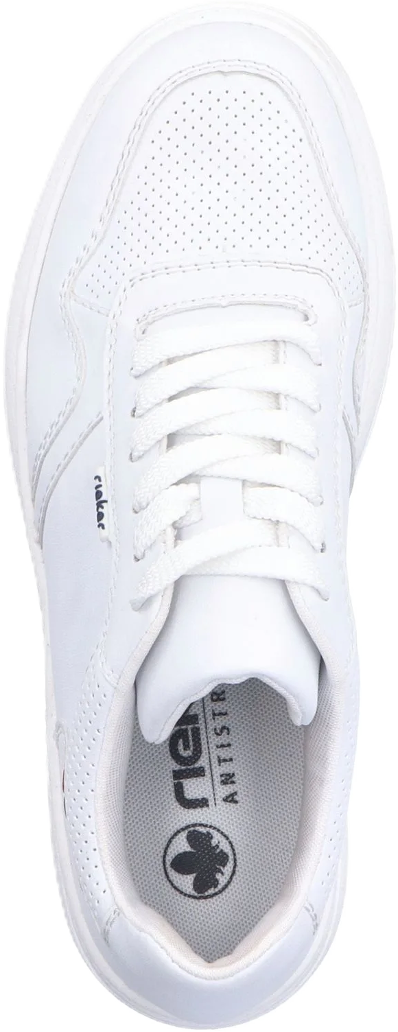 Rieker Sneaker, Plateauabsatz, ZiernäHte, FüR Damen, Weiß, 41