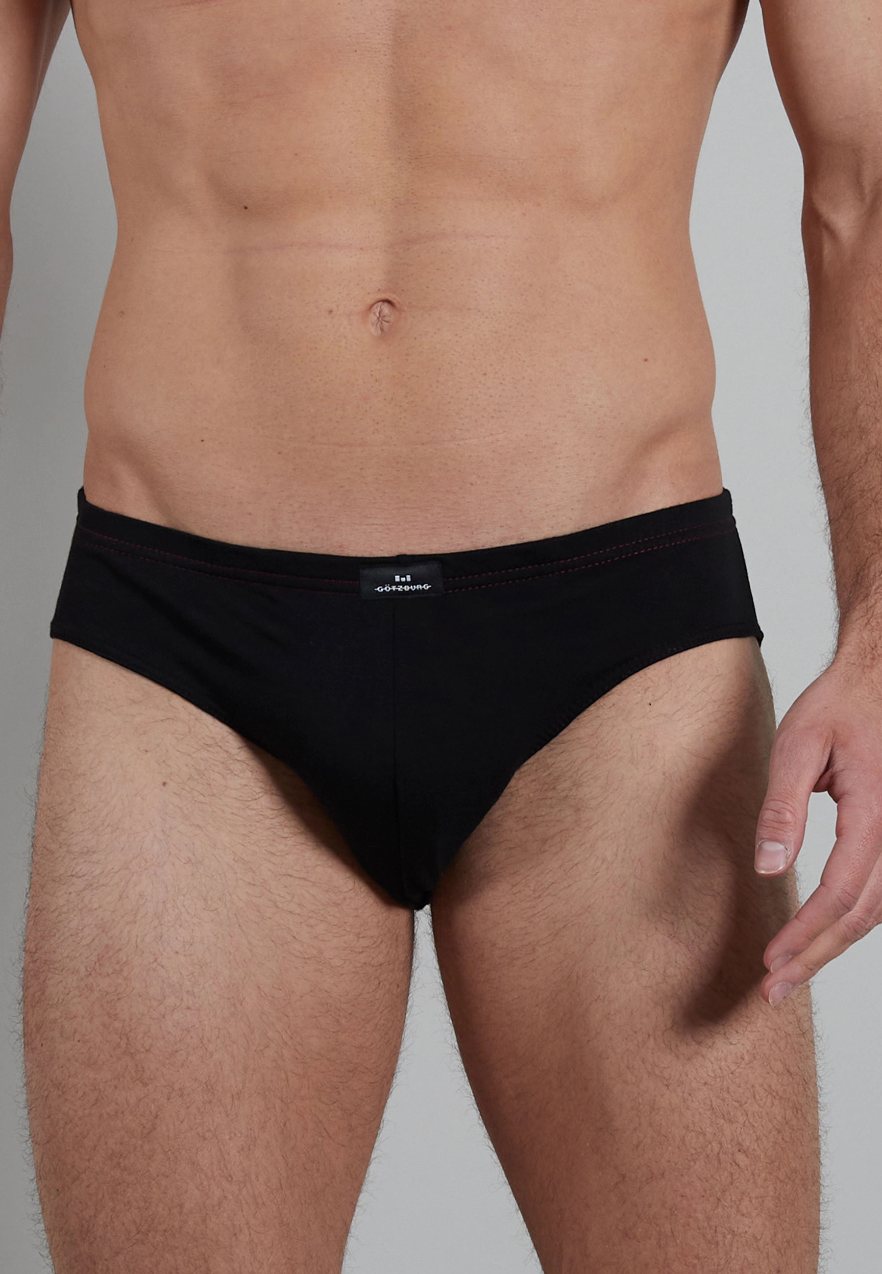 GöTzburg Tower Slip, 5Er-Pack, Single-Jersey, FüR Herren, Schwarz, 7