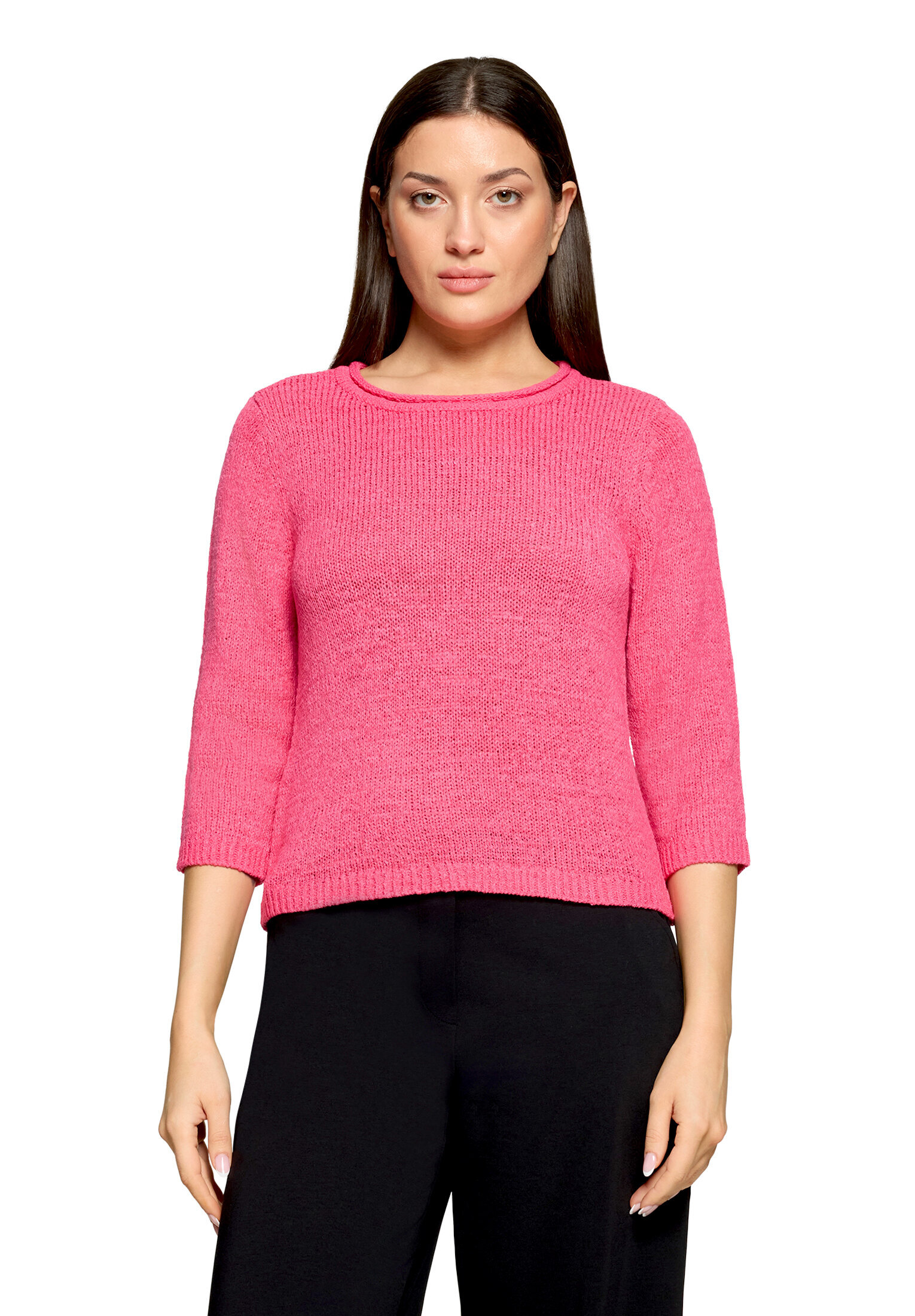 Betty Barclay Strickpullover Mit 3/4 Arm, Pink, 48