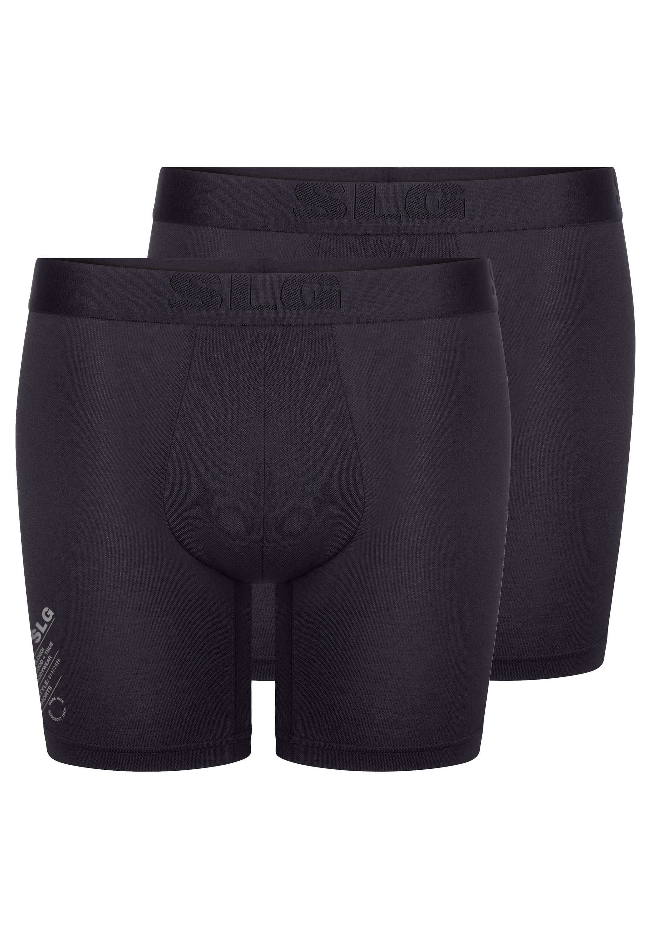Sloggi Long Short / Pant 2Er Pack Slg Base Soft, Schwarz, L