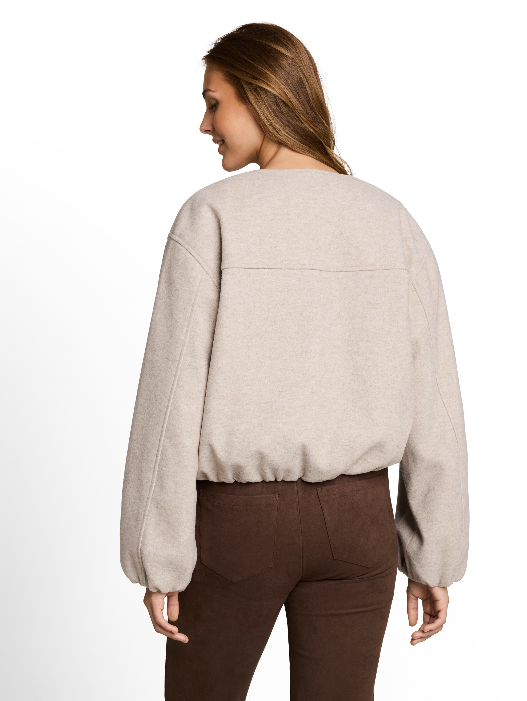 Denim TOM Tailor Blouson, ReißVerschluss, FüR Damen, Beige, XS
