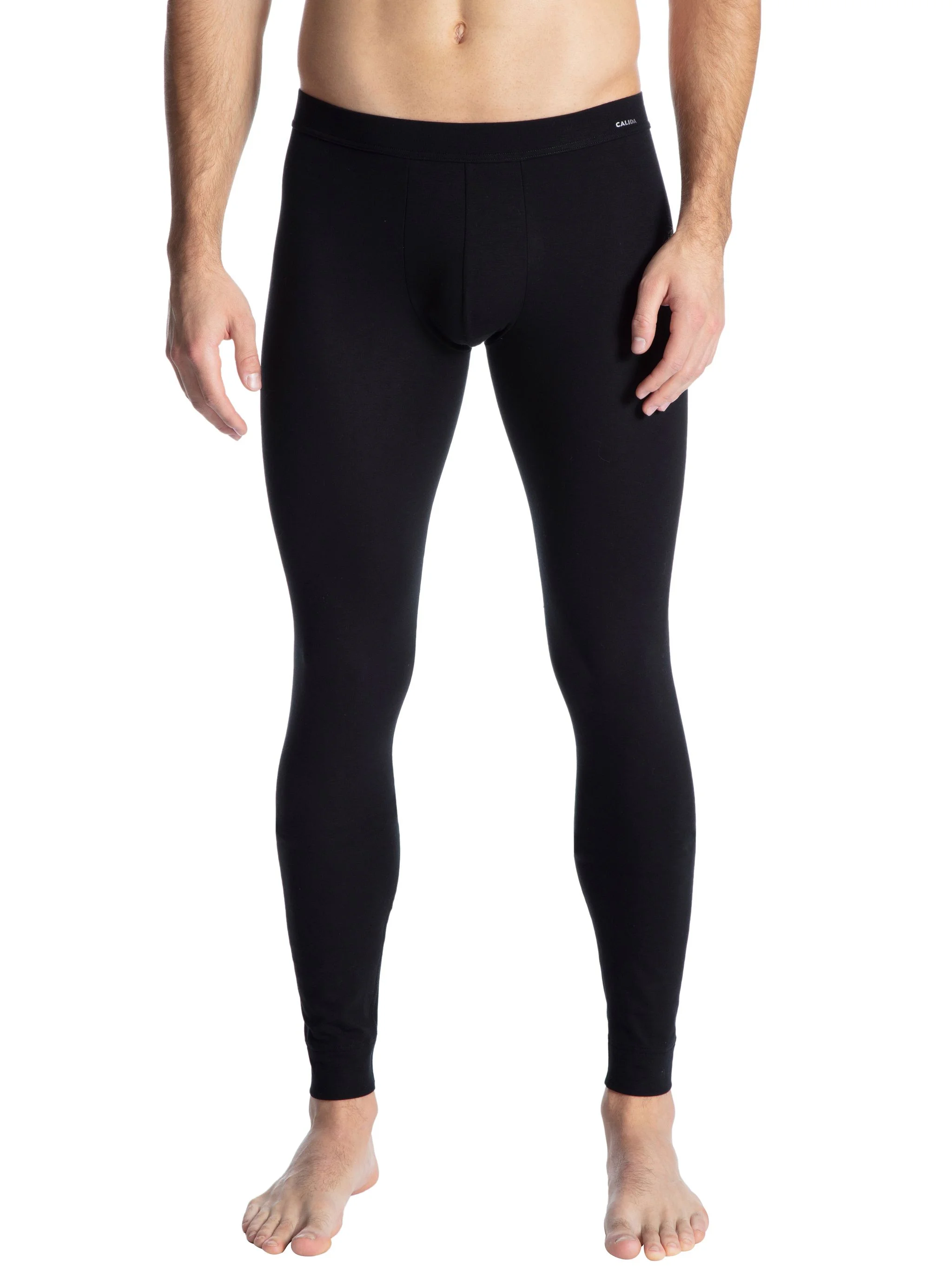 Calida Cotton Code Longpant, Komfortbund, FüR Herren, Schwarz, L