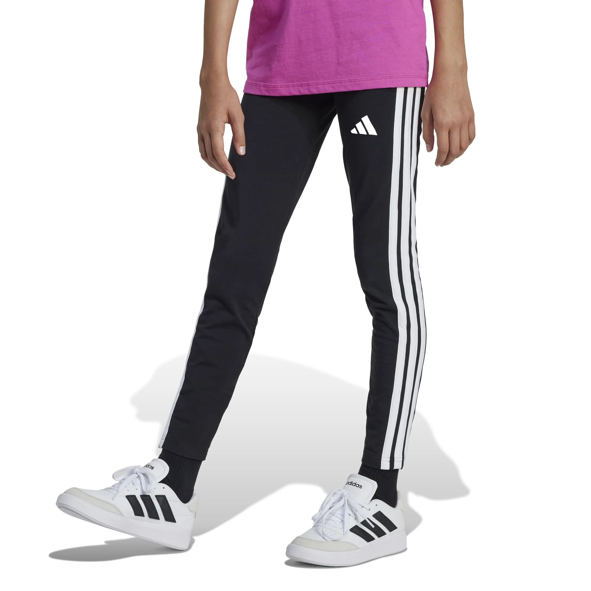 Adidas Sport-Tights, Elastischer Bund, FüR Damen, Schwarz, 140