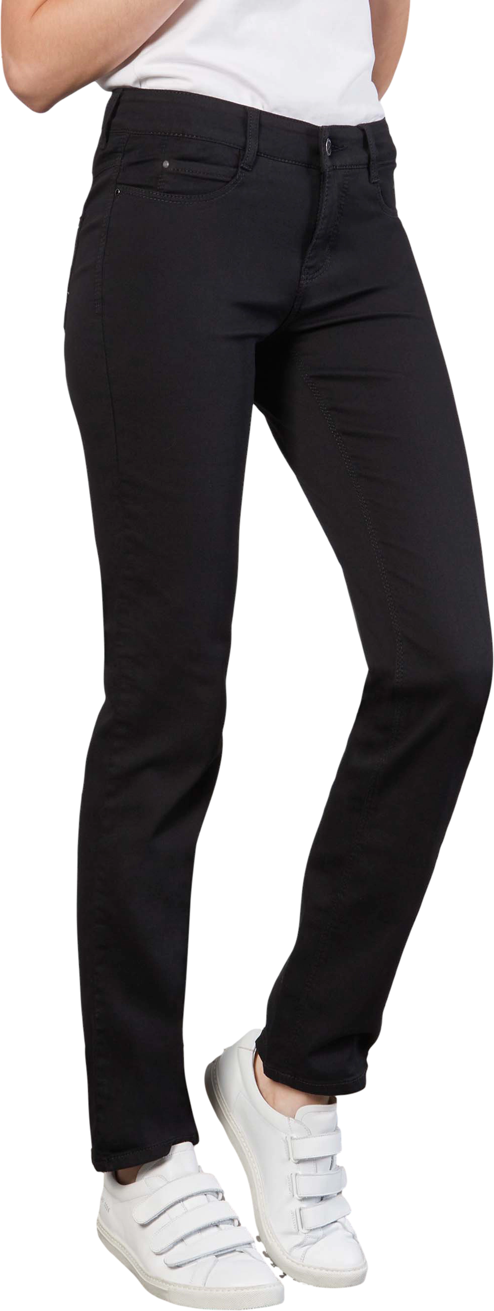 Mac Jeanshose, Straight Leg, FüR Damen, Schwarz, 44/L30