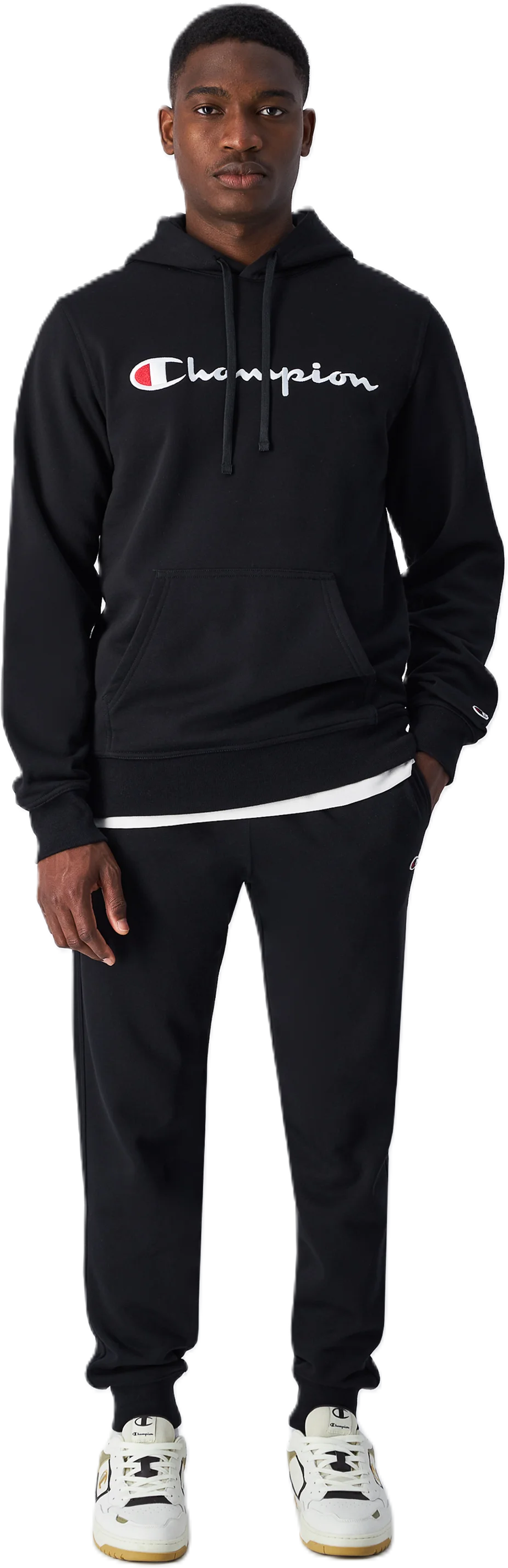 Champion® Jogginghose, Gummibund, FüR Herren, Schwarz, L