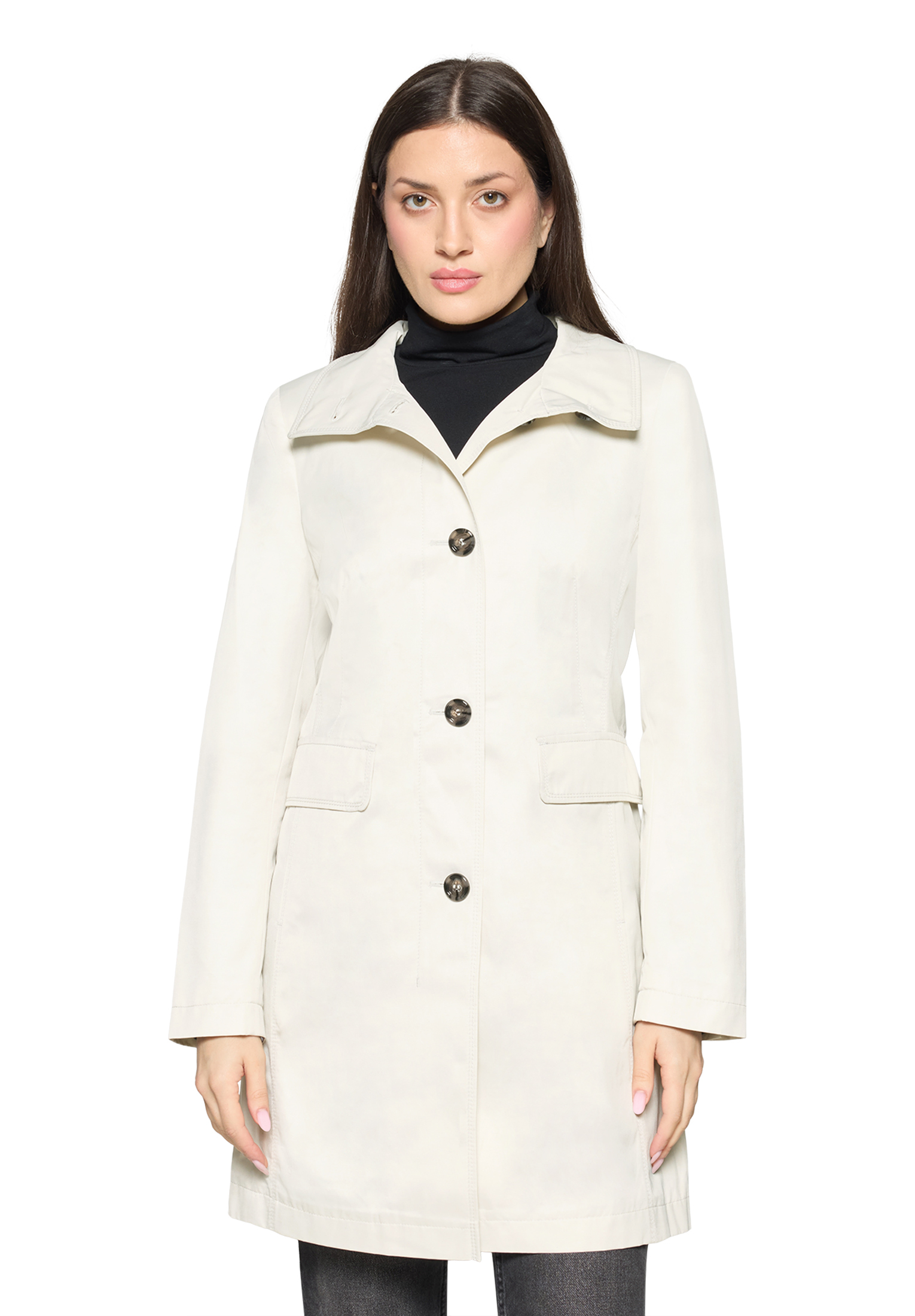 Gil Bret 91615206_Jacke F, 9078 Glacier White, 36, Weiß, 36