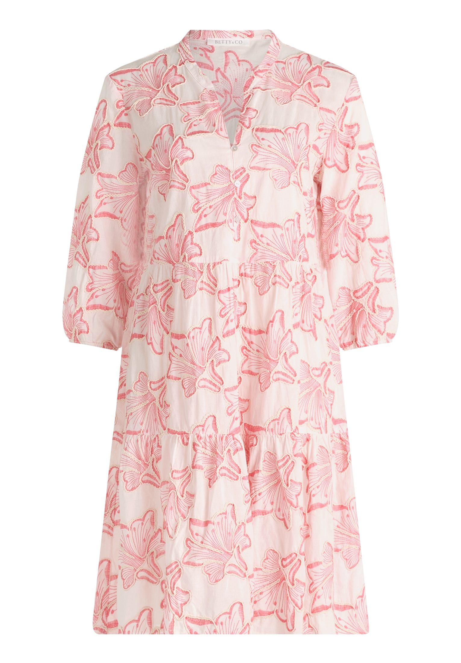Betty & CO Stufenkleid Mit Stickerei, Rosa, 40
